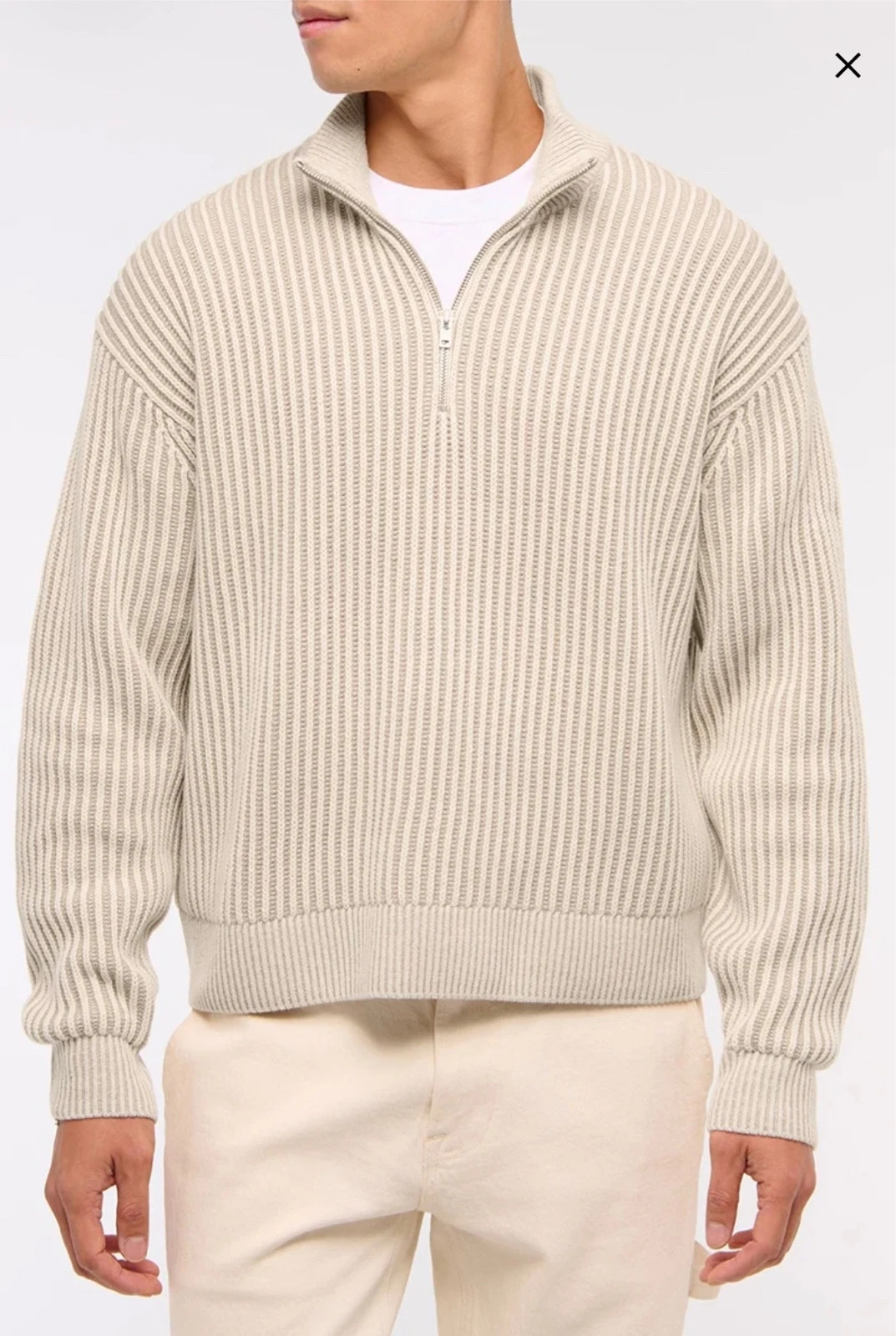Abercrombie & Fitch Icon Quarter-Zip Sweater | Nuevo con etiquetas | XL Tall – Abercrombie & Fitch – taille XL 3