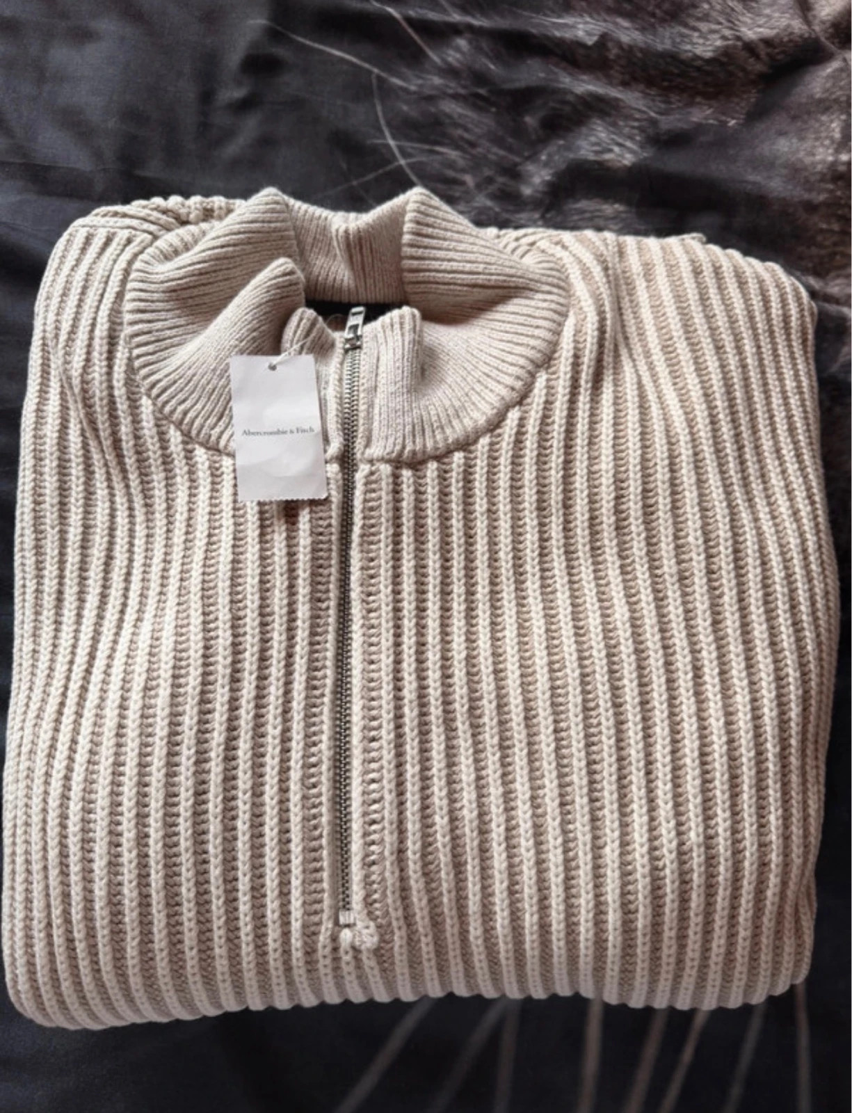 Abercrombie & Fitch Icon Quarter-Zip Sweater | Nuevo con etiquetas | XL Tall – Abercrombie & Fitch – taille XL 4