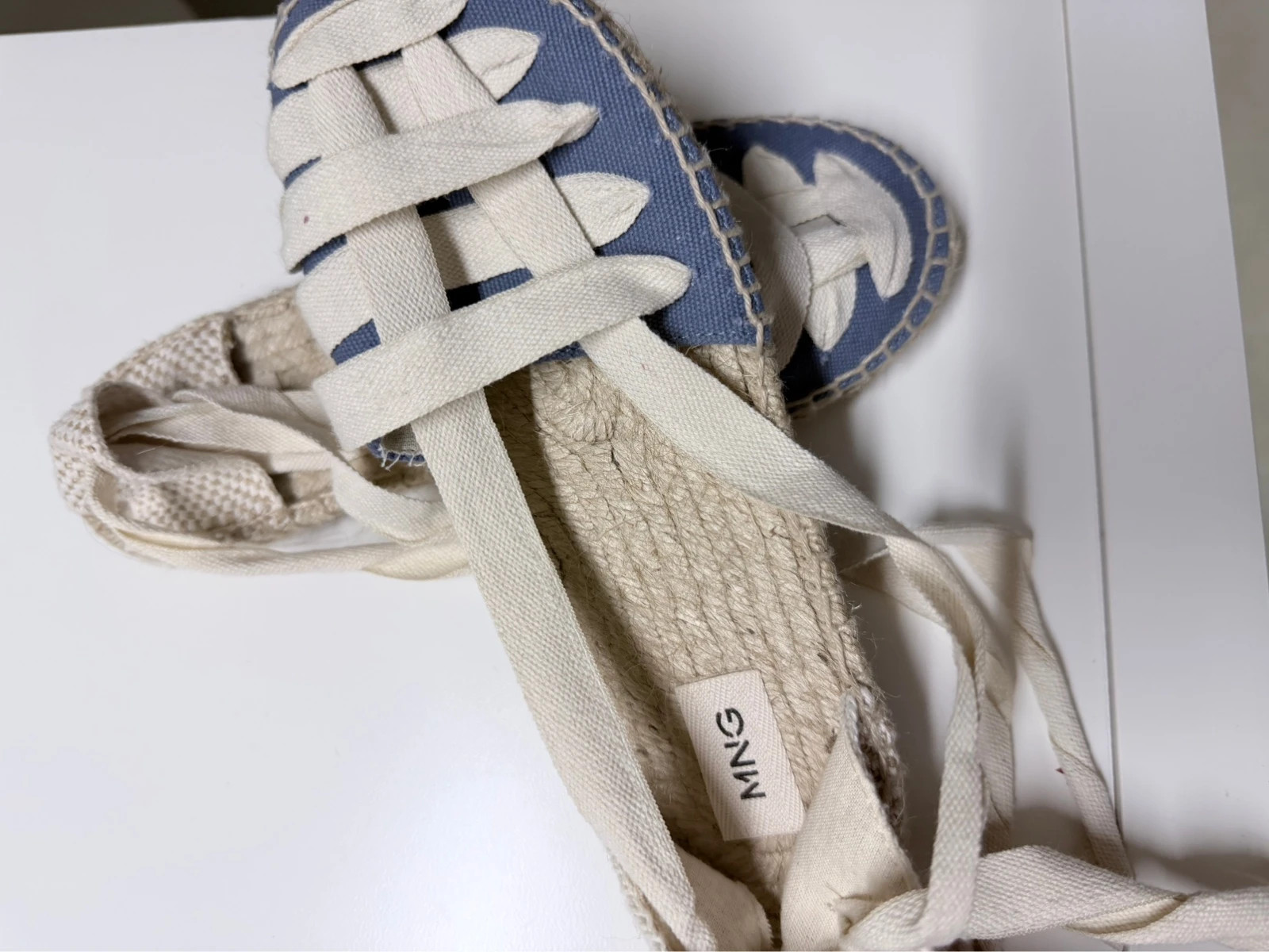 MANGO espadrilles alpargatas azul denim – Mango – taille 37 2