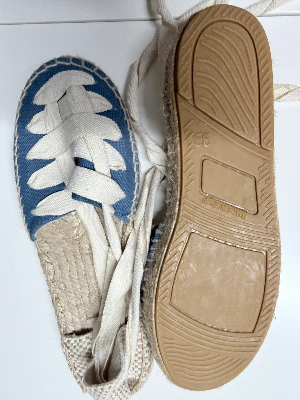 MANGO espadrilles alpargatas azul denim – Mango – taille 37 3