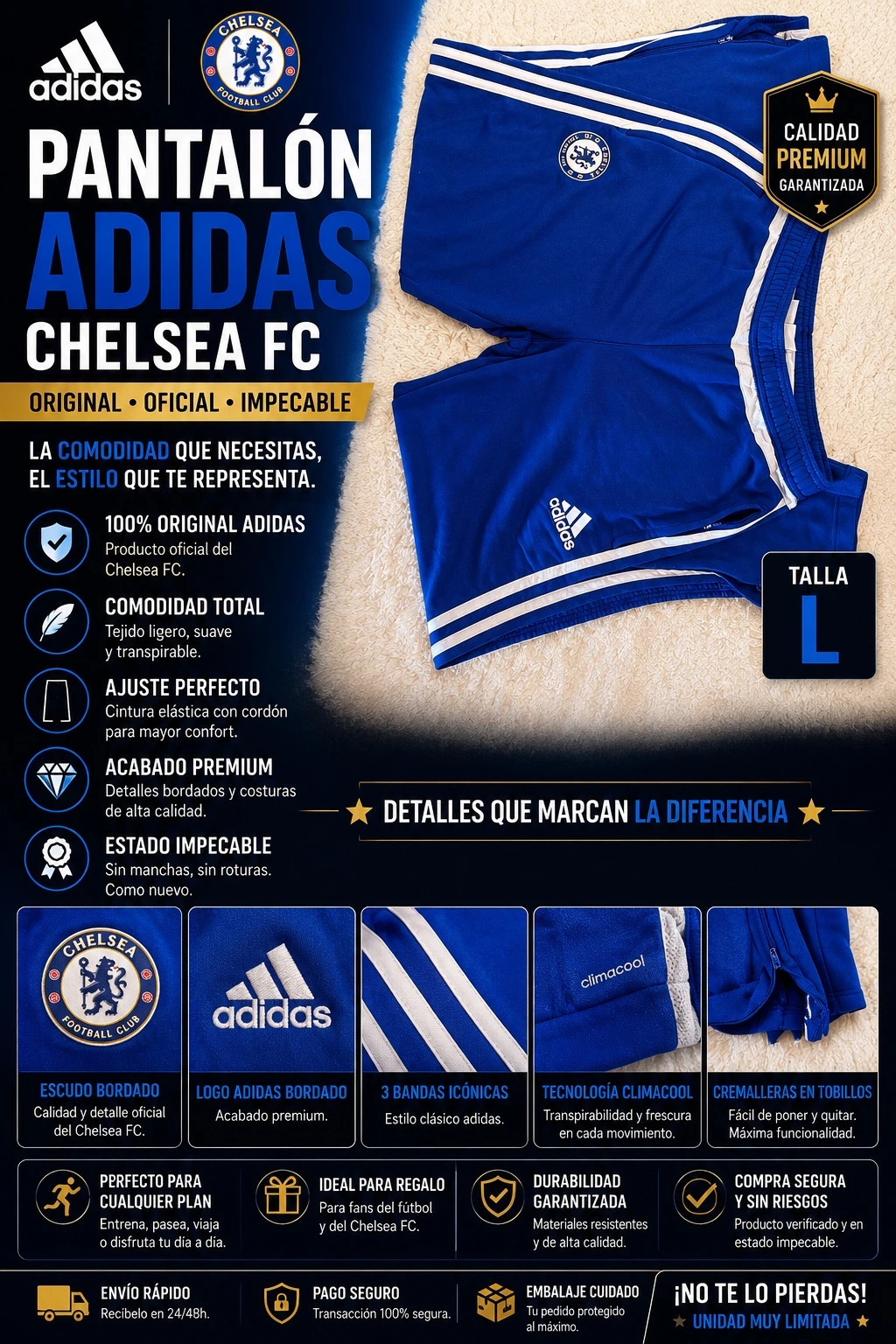 Jogger Adidas Chelsea FC – adidas – taille L