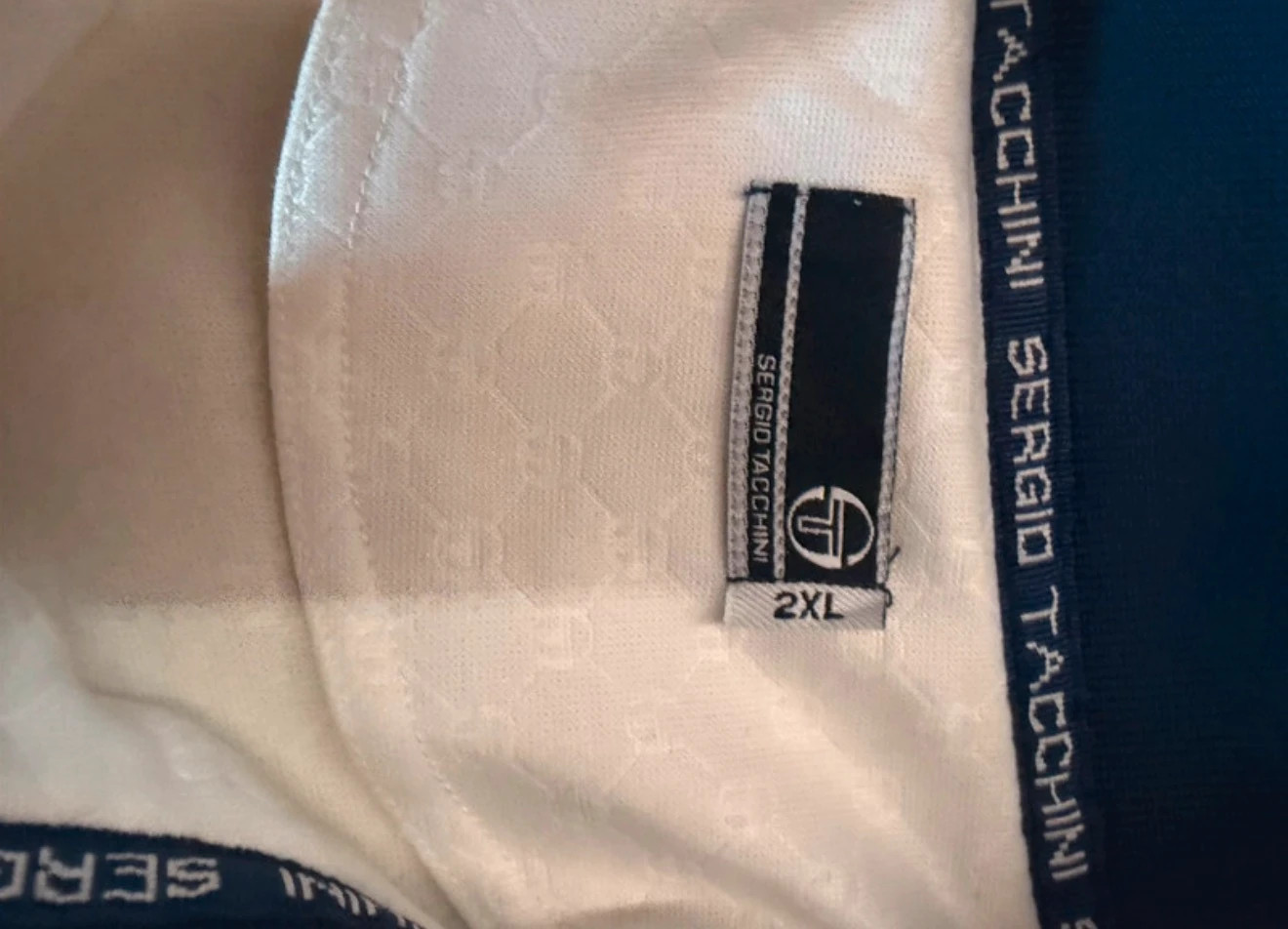 Chaleco Sergio Tacchini blanco monogram 2XL vintage – Sergio Tacchini – taille XXL 5
