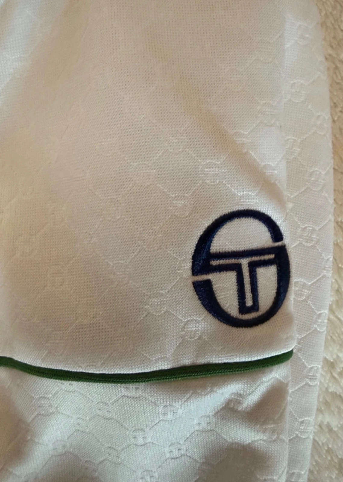 Chaleco Sergio Tacchini blanco monogram 2XL vintage – Sergio Tacchini – taille XXL 4