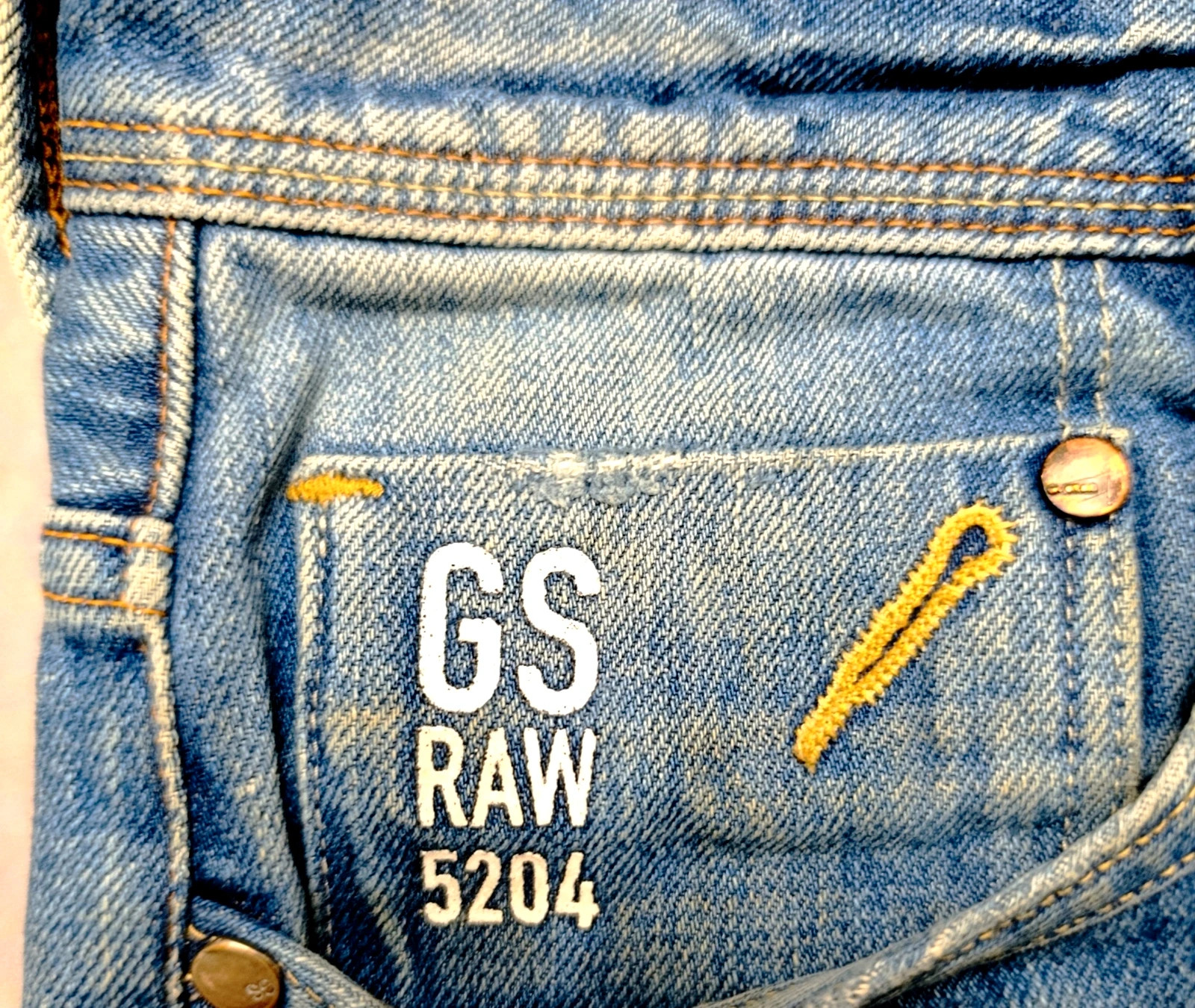 G-Star RAW Attacc Low Straight Blue Denim Jeans Size W34 L34 streetwear Y2K – G-Star RAW – taille W34 | FR 44 4