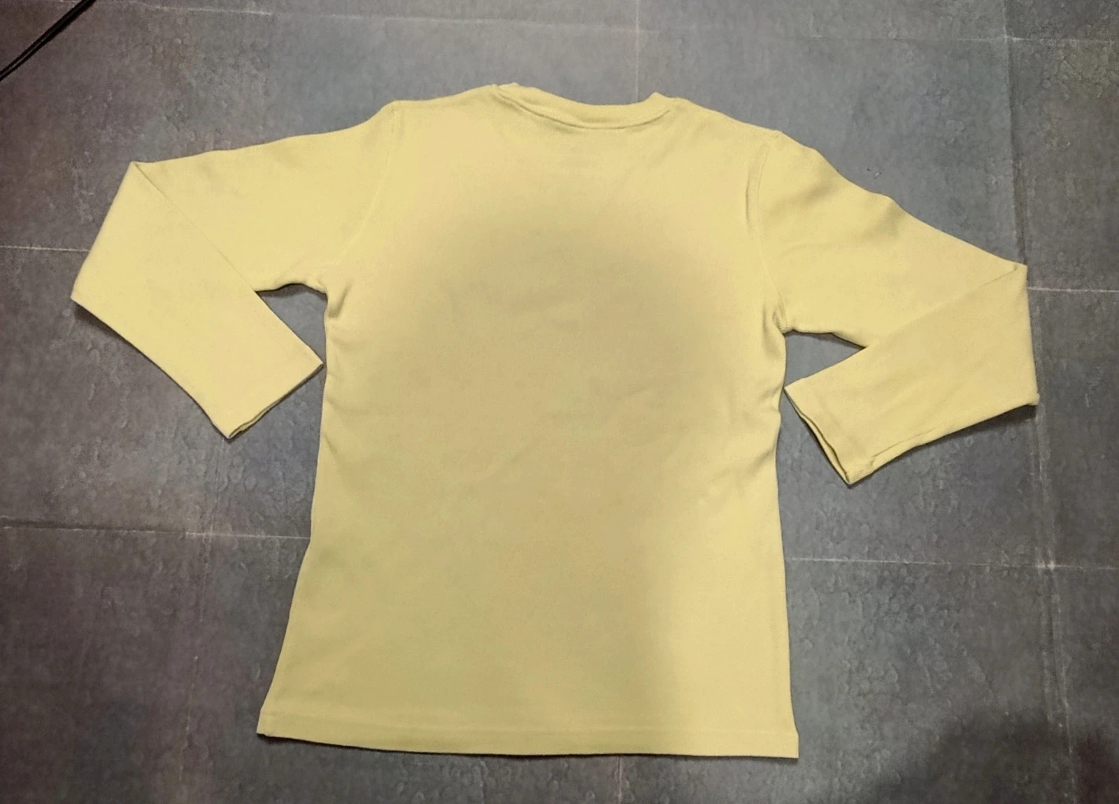 Quiksilver Pastel Yellow Ribbed Long Sleeve Top - Surf Style / Y2K / Skatewear / Casual – Quiksilver – taille M / 38 / 10 2