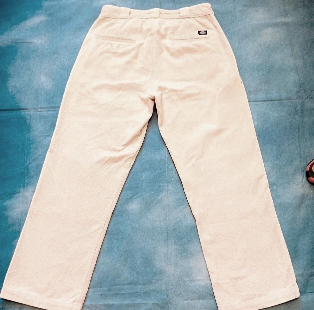 Dickies Corduroy Pants Cream / Off-White - Size W30 workwear streetwear skate – Dickies – taille S 2