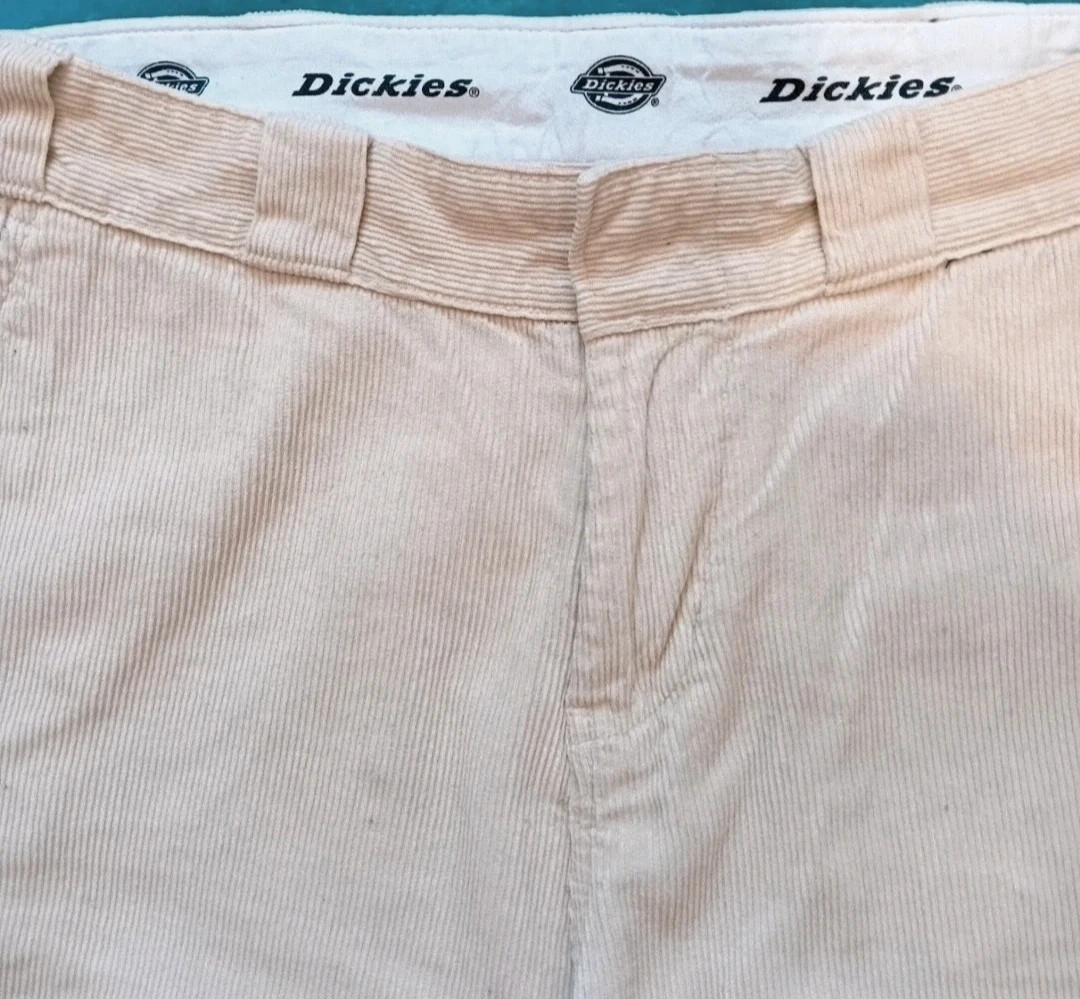 Dickies Corduroy Pants Cream / Off-White - Size W30 workwear streetwear skate – Dickies – taille S 3