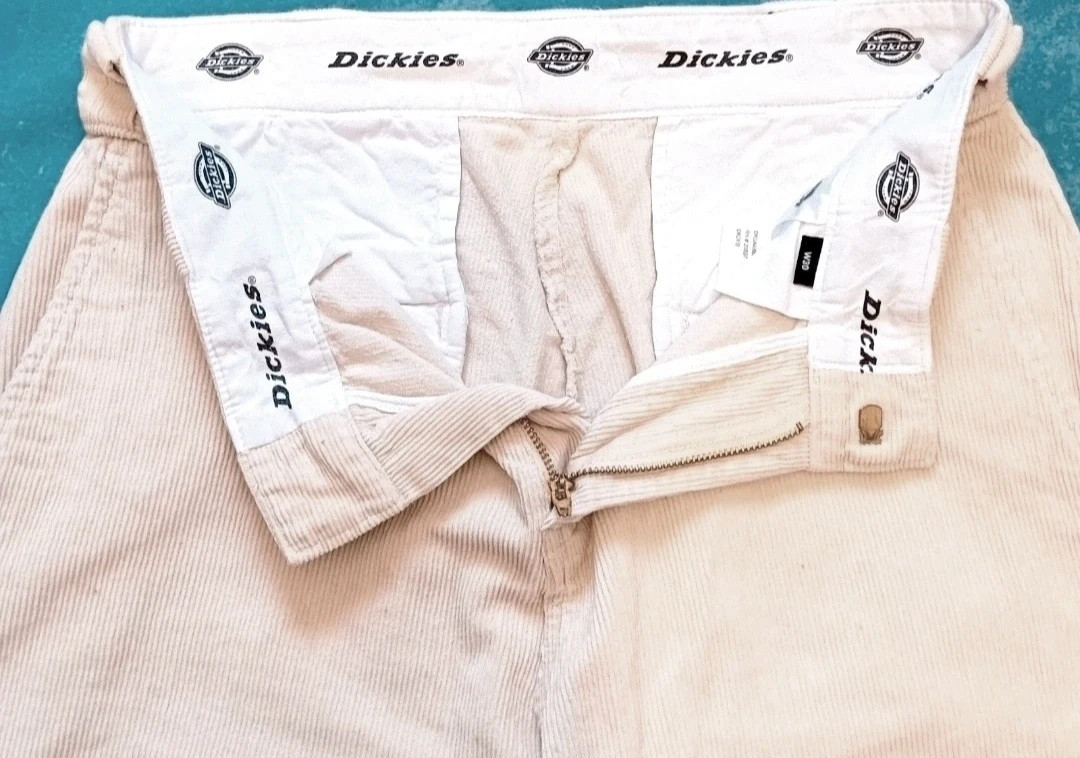 Dickies Corduroy Pants Cream / Off-White - Size W30 workwear streetwear skate – Dickies – taille S 4