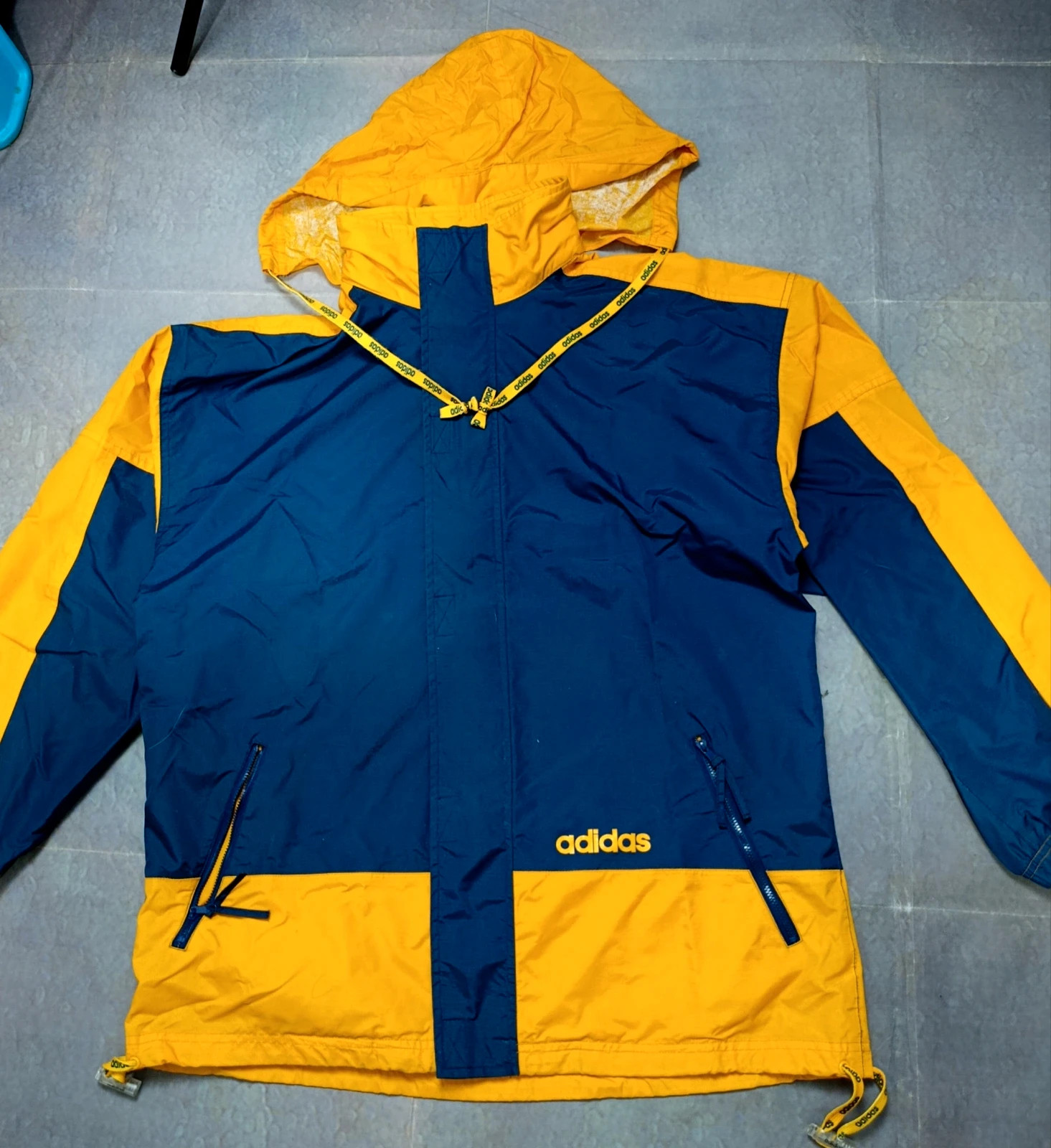 Adidas Originals Windbreaker Jacket Trefoil 80s - 90s Vintage Retro – adidas – taille M 5