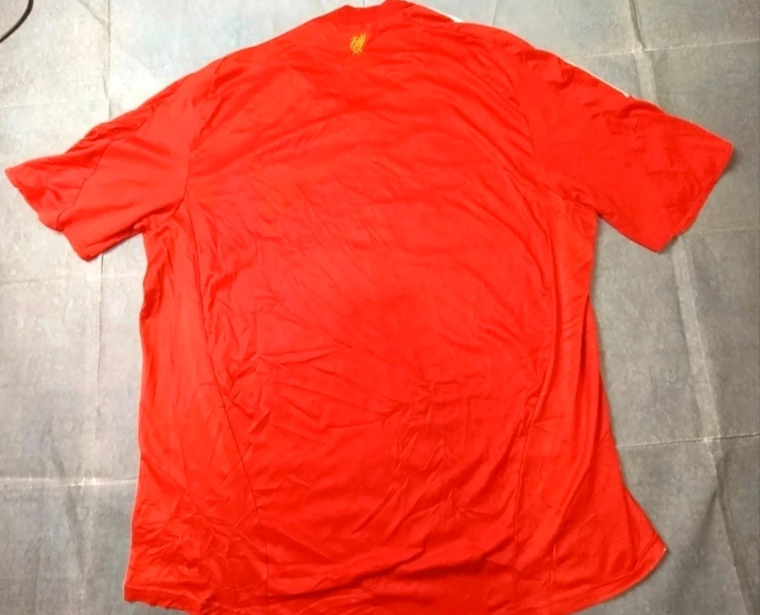 Official retro Liverpool F.C. home jersey from the legendary 08/09 and 09/10 XL – Vintage Dressing – taille XL 4