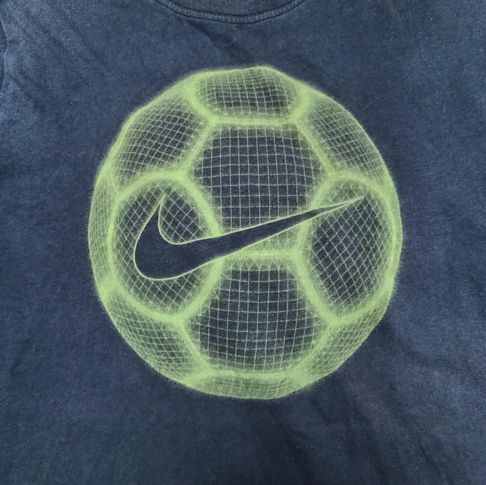 Vintage Nike Kids Football Graphic Tee - Size L (12-13 Y) Streetwear – Nike – taille 12 ans / 152 cm 3