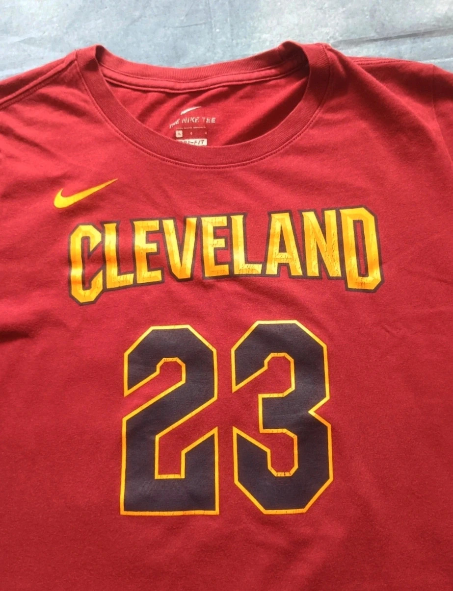 Nike LeBron James #23 Cleveland Cavaliers Dri-FIT T-Shirt (Size L) – Nike – taille L 4