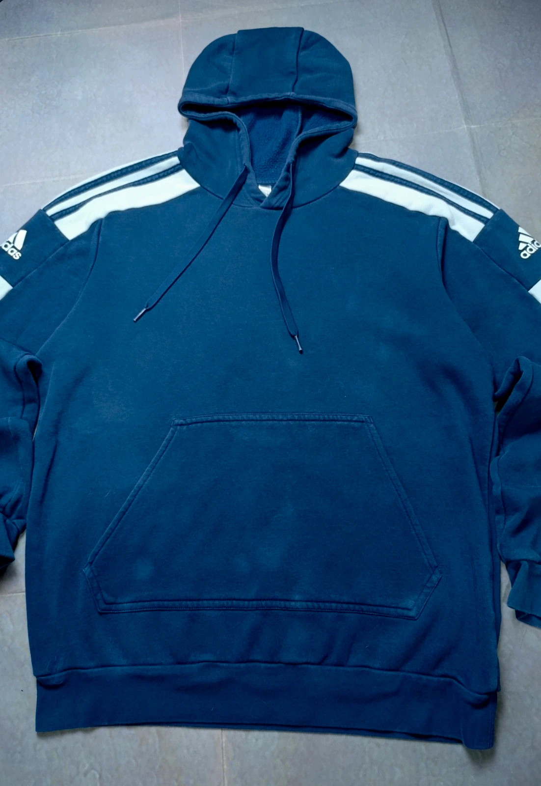 Classic Adidas 3-Stripes Hoodie Sweatshirt | Men Streetwear vintage – adidas – taille M 2