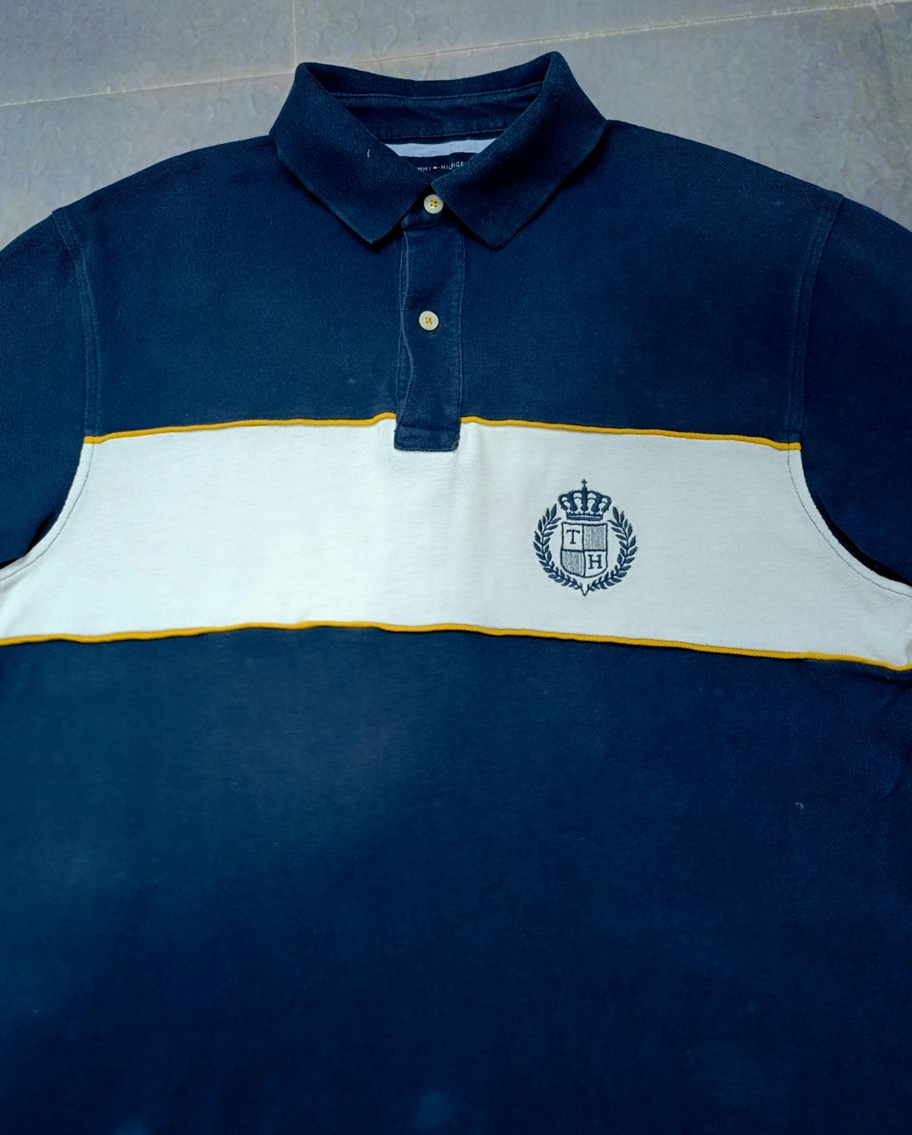 Tommy Hilfiger Crest Polo Shirt Blocked Polo Vintage Old Money – Tommy Hilfiger – taille M 3