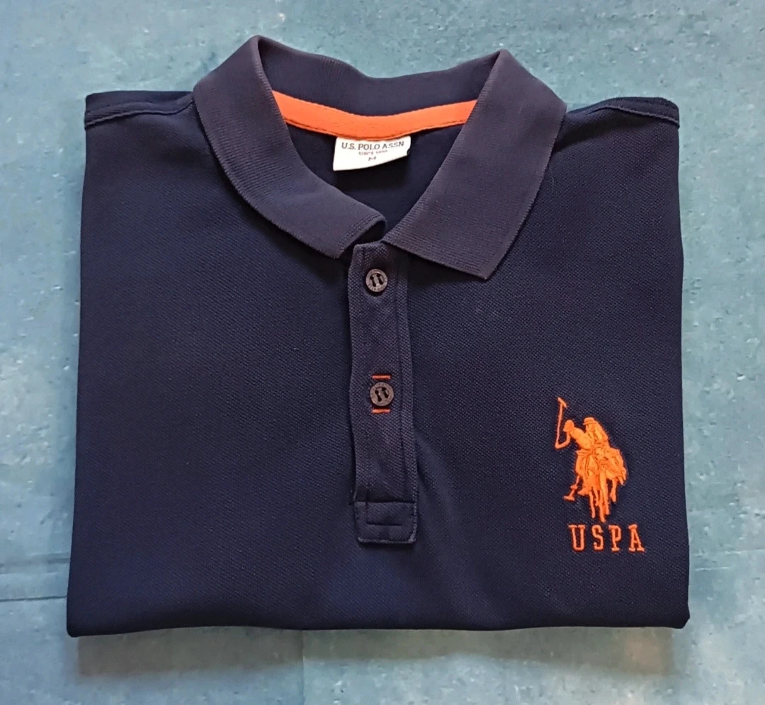 US Polo Assn Men's Classic Fit Navy Polo Shirt Size M – U.S. Polo Assn. – taille M 3