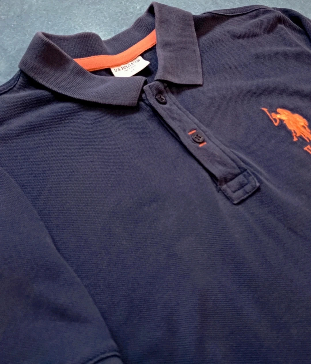 US Polo Assn Men's Classic Fit Navy Polo Shirt Size M – U.S. Polo Assn. – taille M 4