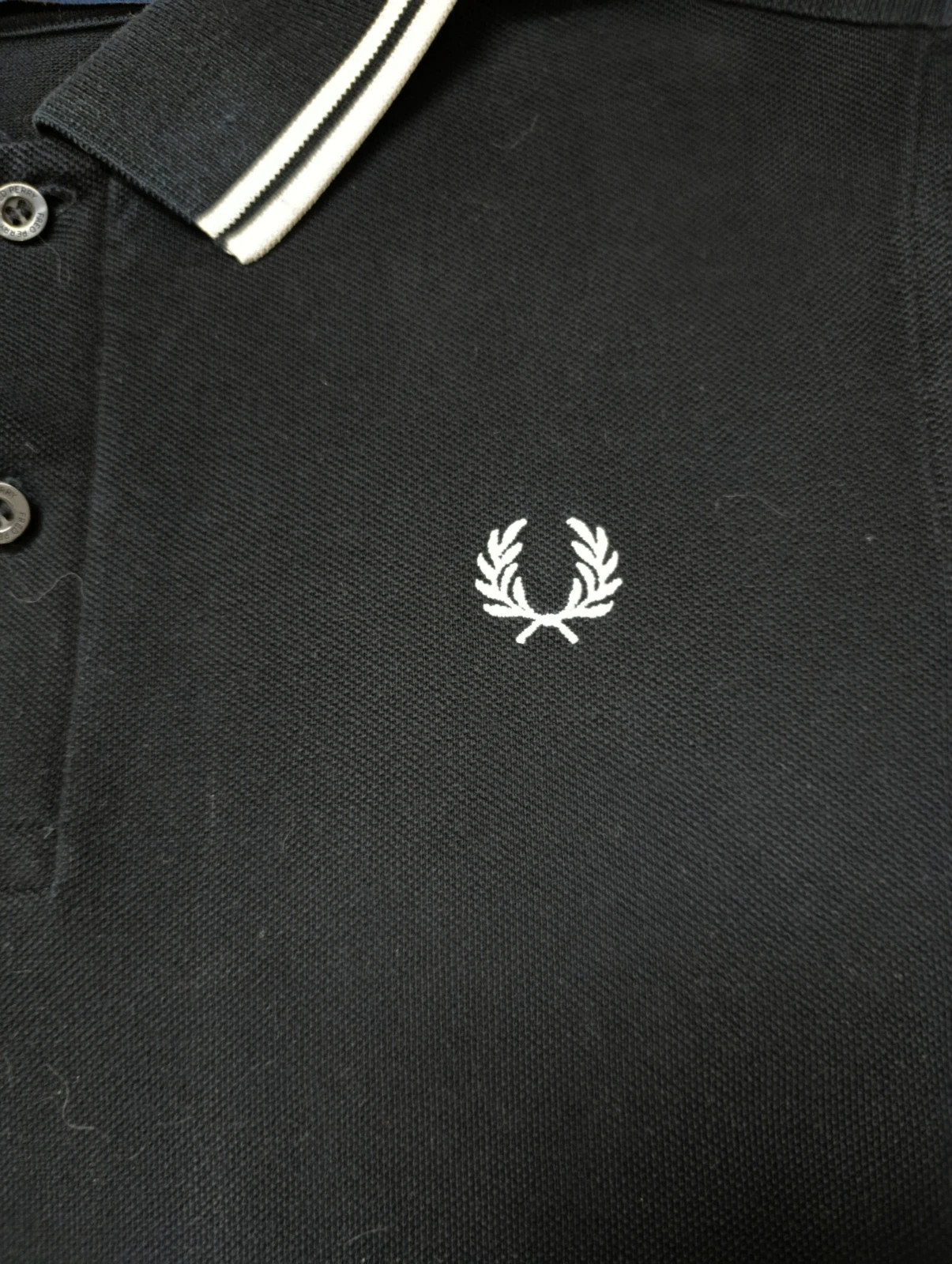 Fred Perry Twin Tipped Polo Shirt Black (Size 11-12 Yrs / XXS) – Fred Perry – taille 11 ans / 146 cm 4