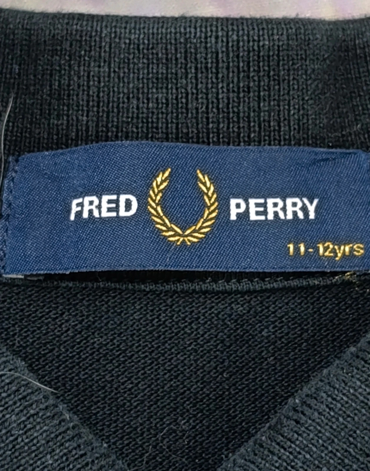 Fred Perry Twin Tipped Polo Shirt Black (Size 11-12 Yrs / XXS) – Fred Perry – taille 11 ans / 146 cm 5
