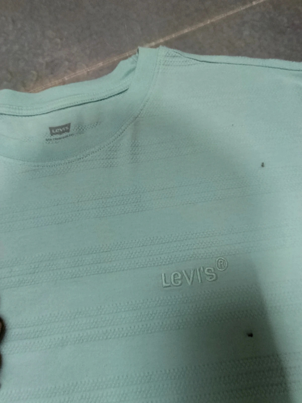 Levi’s Vintage Fit T-Shirt Size M - Mint Green Textured Tee – Levi's – taille M 4