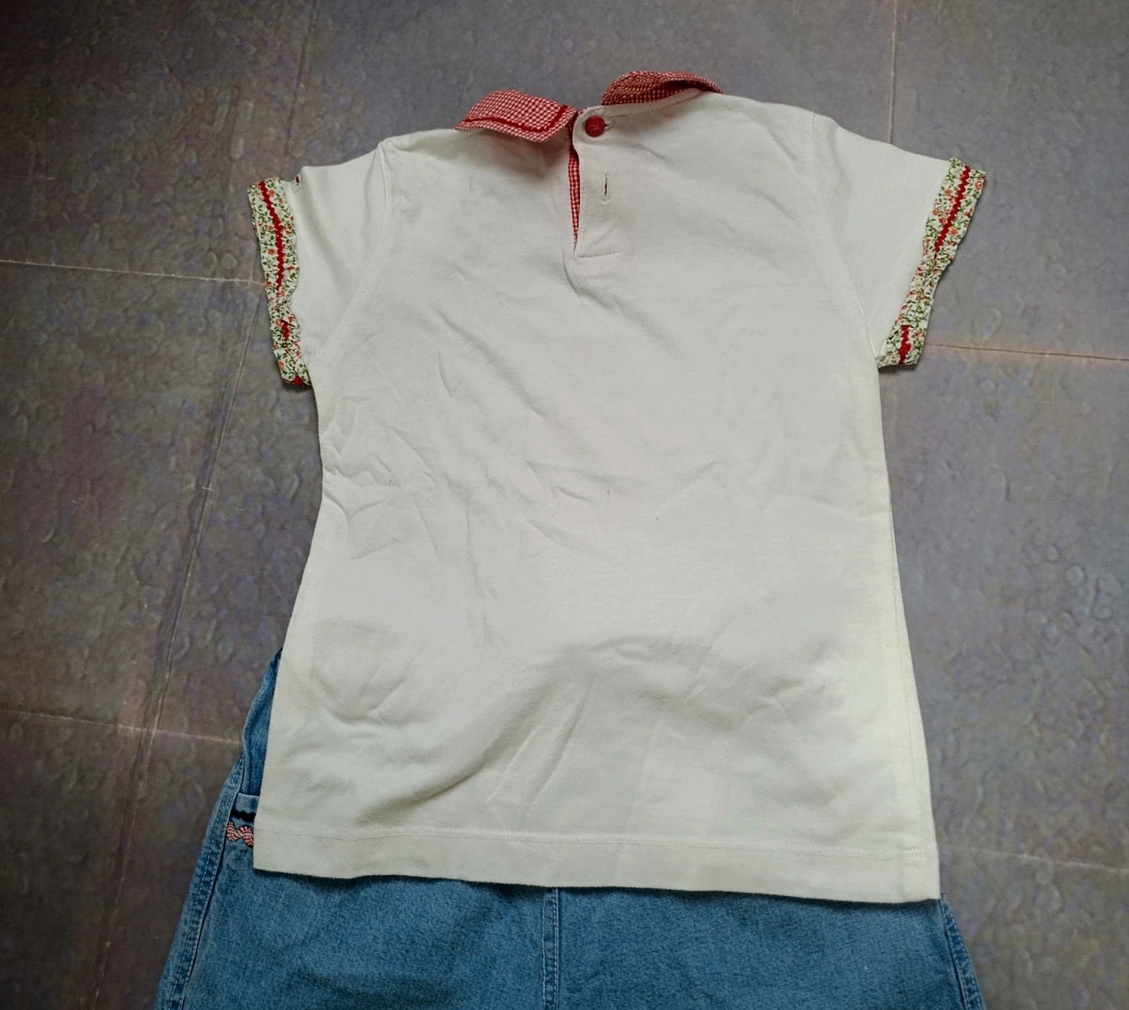 Conjunto niña vintage El Baúl de Pinocho - Camiseta y pantalón vaquero Talla 8 – El baul Depinocho – taille 8 ans / 128 cm 3