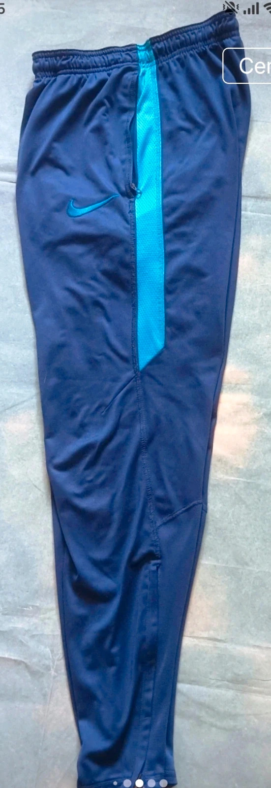 Nike Dri-FIT Strike Trackpants Navy / Turquoise Blue - Size M – Nike – taille M 2