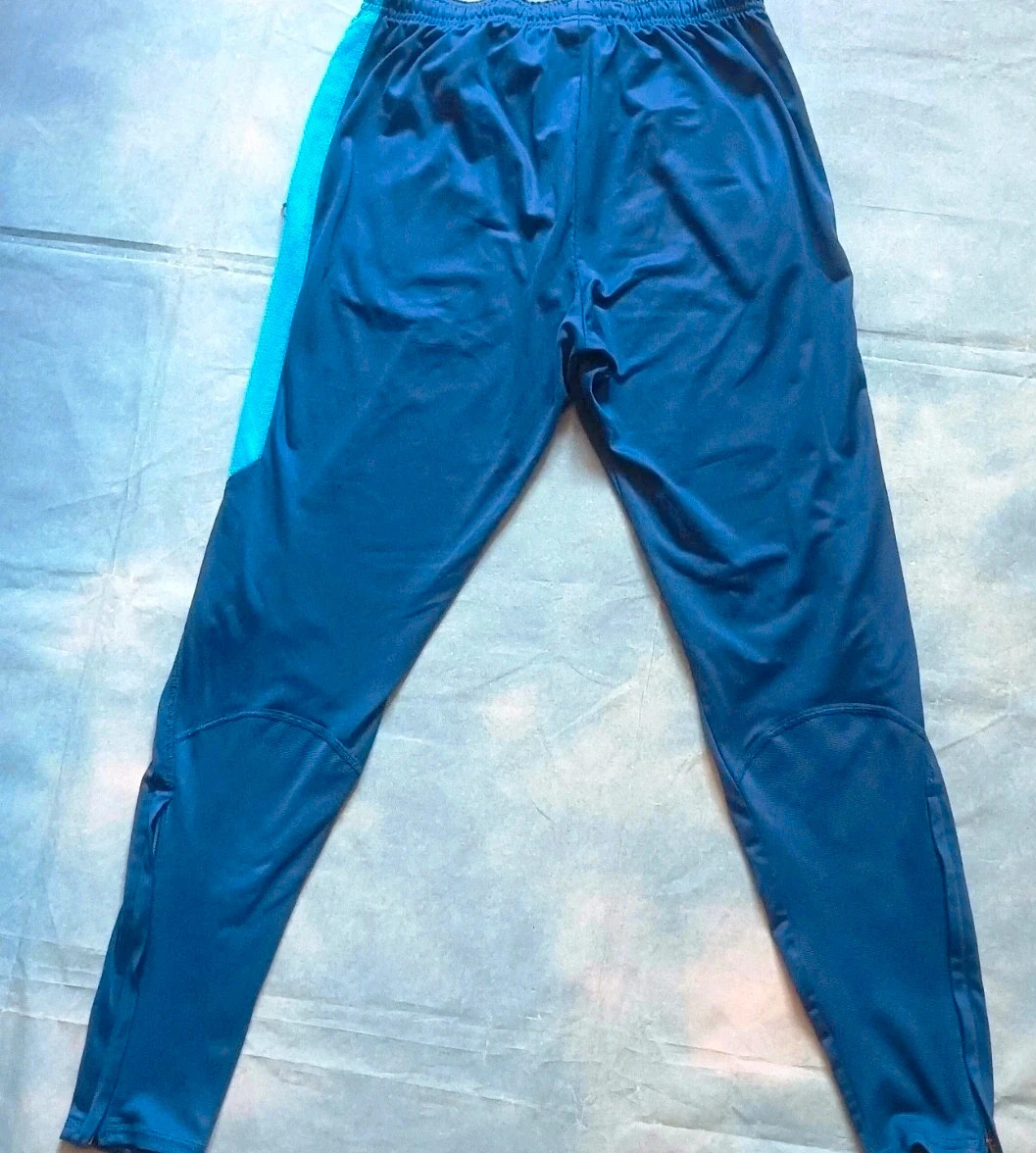 Nike Dri-FIT Strike Trackpants Navy / Turquoise Blue - Size M – Nike – taille M 4