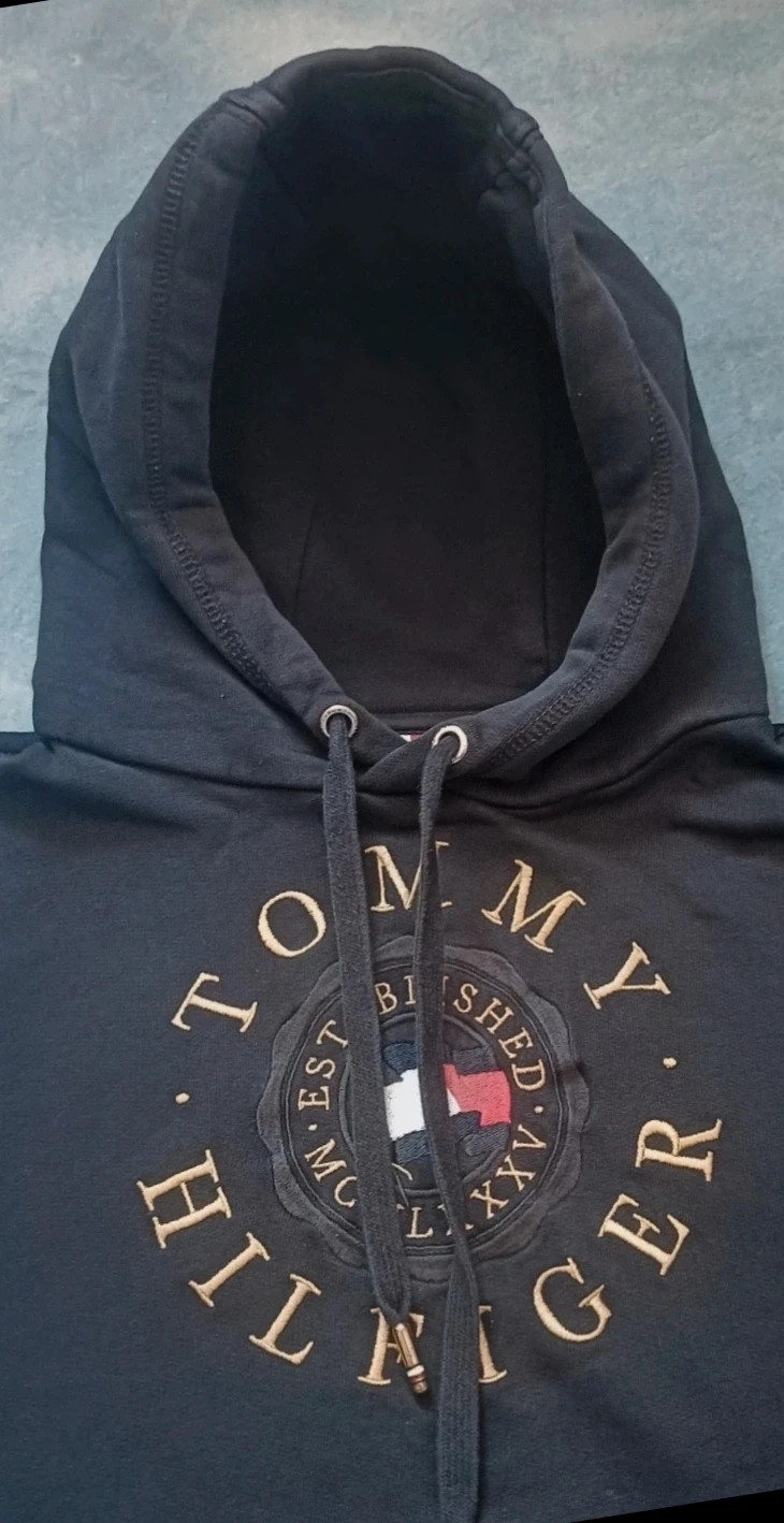 Tommy Hilfiger Sudadera Capucha Azul Marino S – Tommy Hilfiger – taille S 3