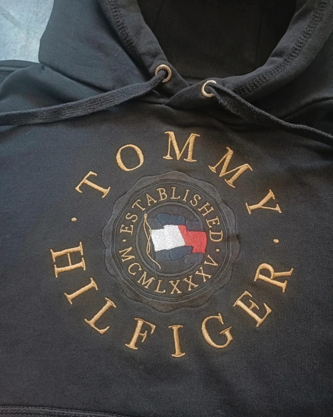 Tommy Hilfiger Sudadera Capucha Azul Marino S – Tommy Hilfiger – taille S 4
