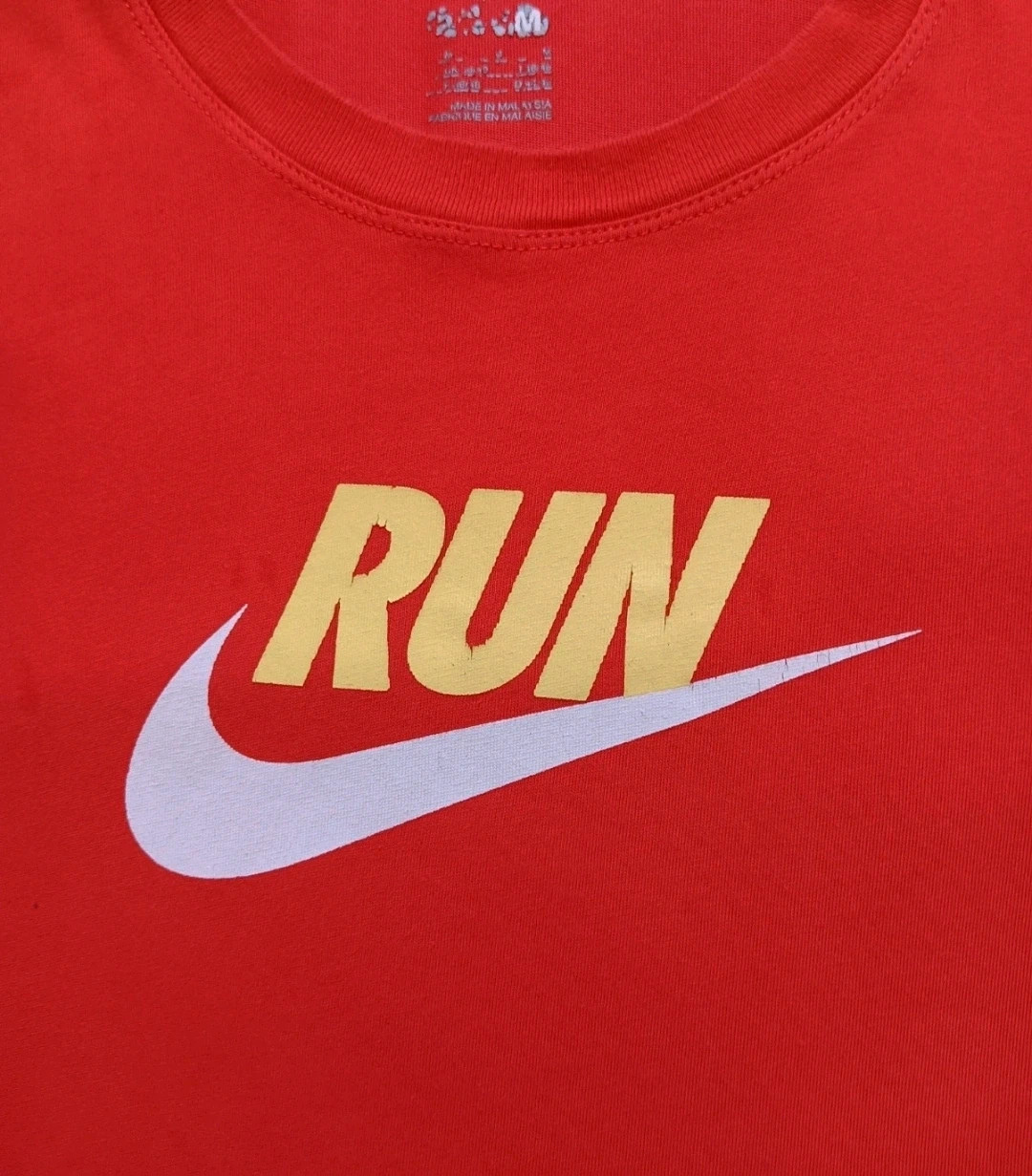 Tshirt Nike Run original, orange, size M, sportwear – Nike – taille M 3