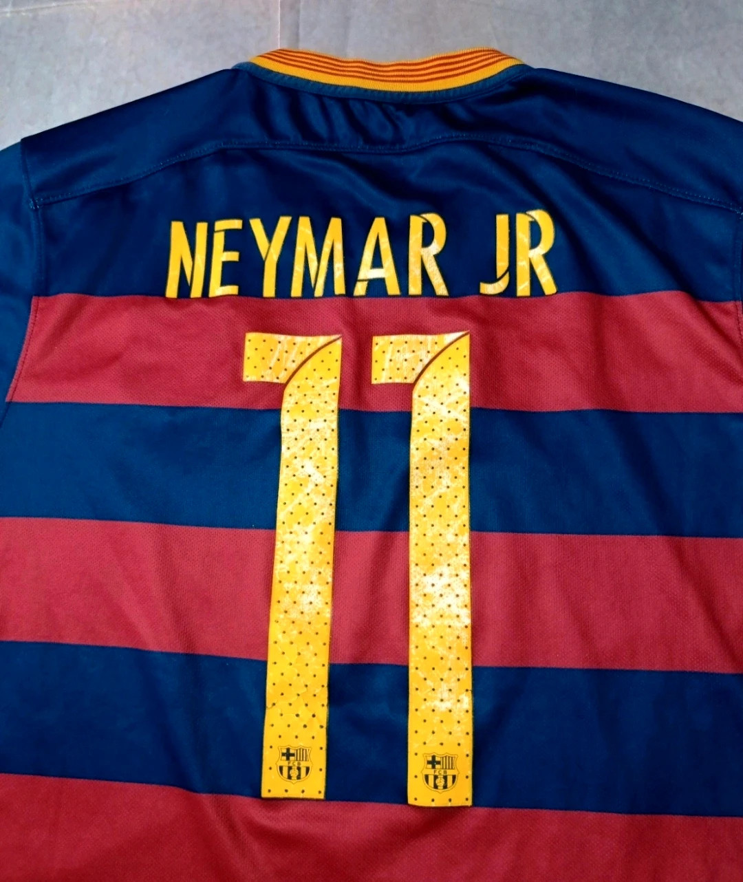 FC Barcelona Neymar Jr 11 shirt / camiseta Barça 2015-16, size XL 🔵🔴 – Nike – taille XL 3