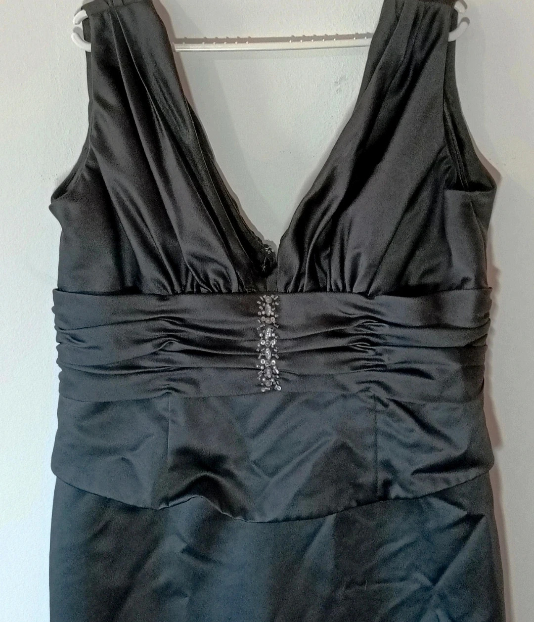 Vestido largo de fiesta negro con pedrería – Fashion New York Paris – Fashion New York – taille M / 38 / 10 3