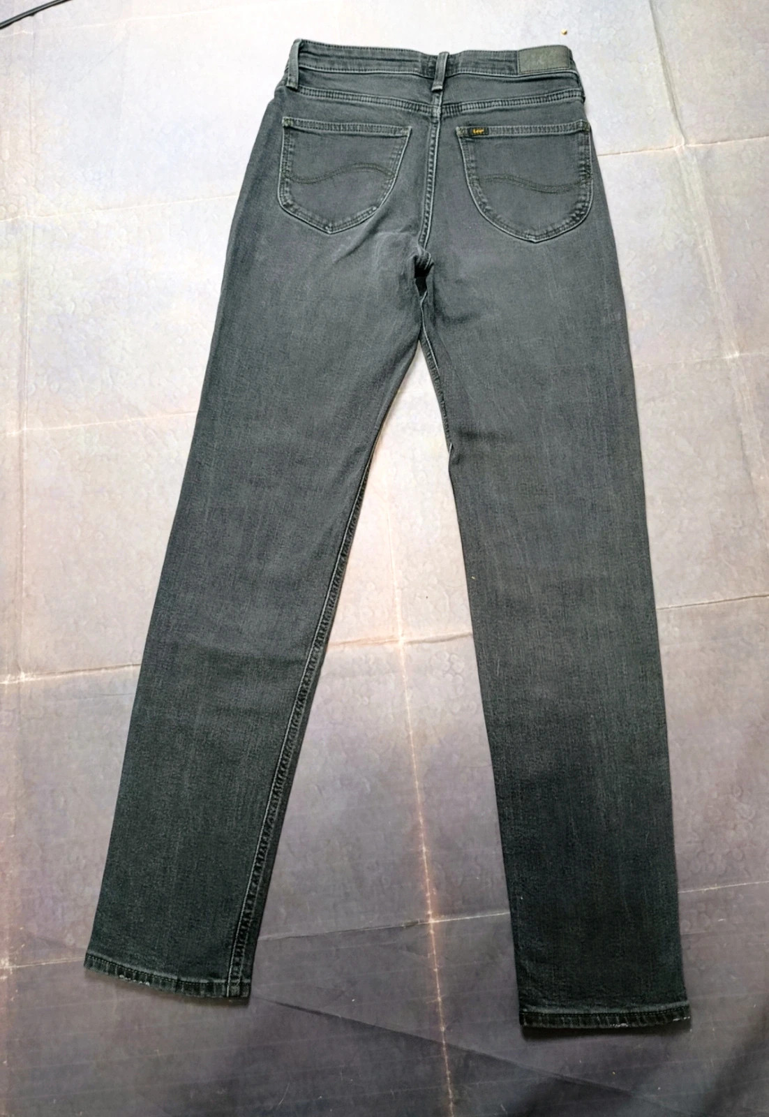 Lee Mom Straight Grey Jeans W26 L33 | Vintage High Waist Denim – Lee – taille W26 | FR 36 3