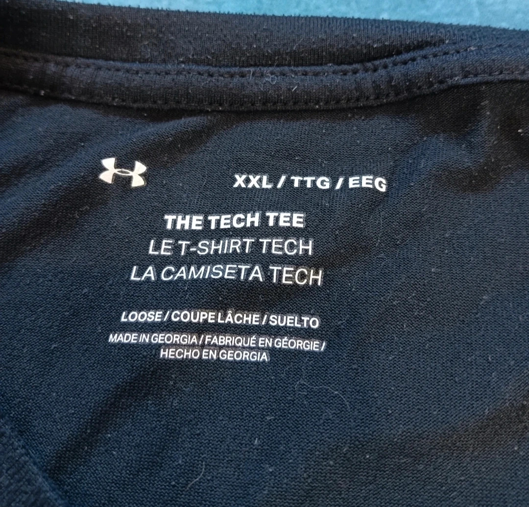 Under Armour Tech Tee Black XXL Loose Fit Performance T-Shirt – Under Armour – taille XXL 4