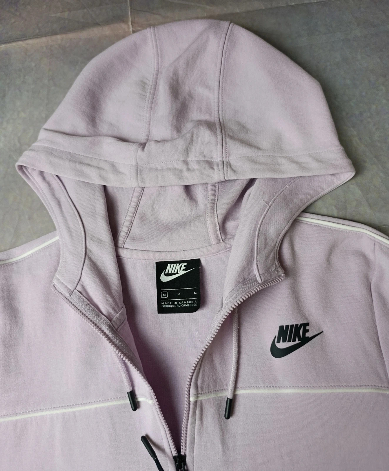 Nike Sportswear Full Zip Hoodie Lavender Women's Size M – Nike – taille M 4