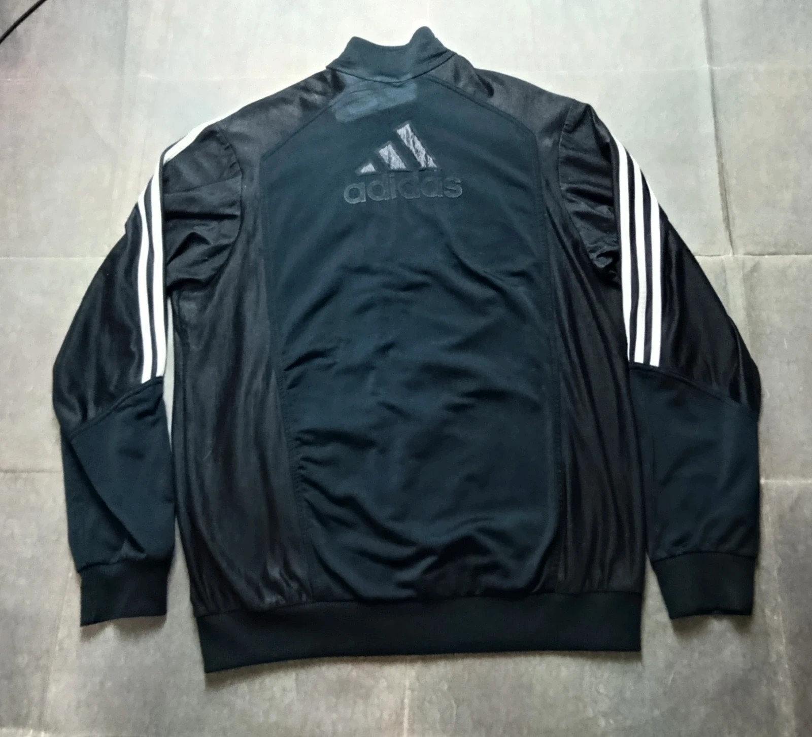 Adidas Essentials 3-Stripes Trackjacket Navy Men's M Vintage Y2K Oversized 2008 – adidas – taille M 3
