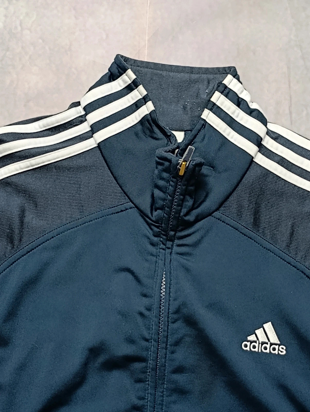 Adidas Essentials 3-Stripes Trackjacket Navy Men's M Vintage Y2K Oversized 2008 – adidas – taille M 2