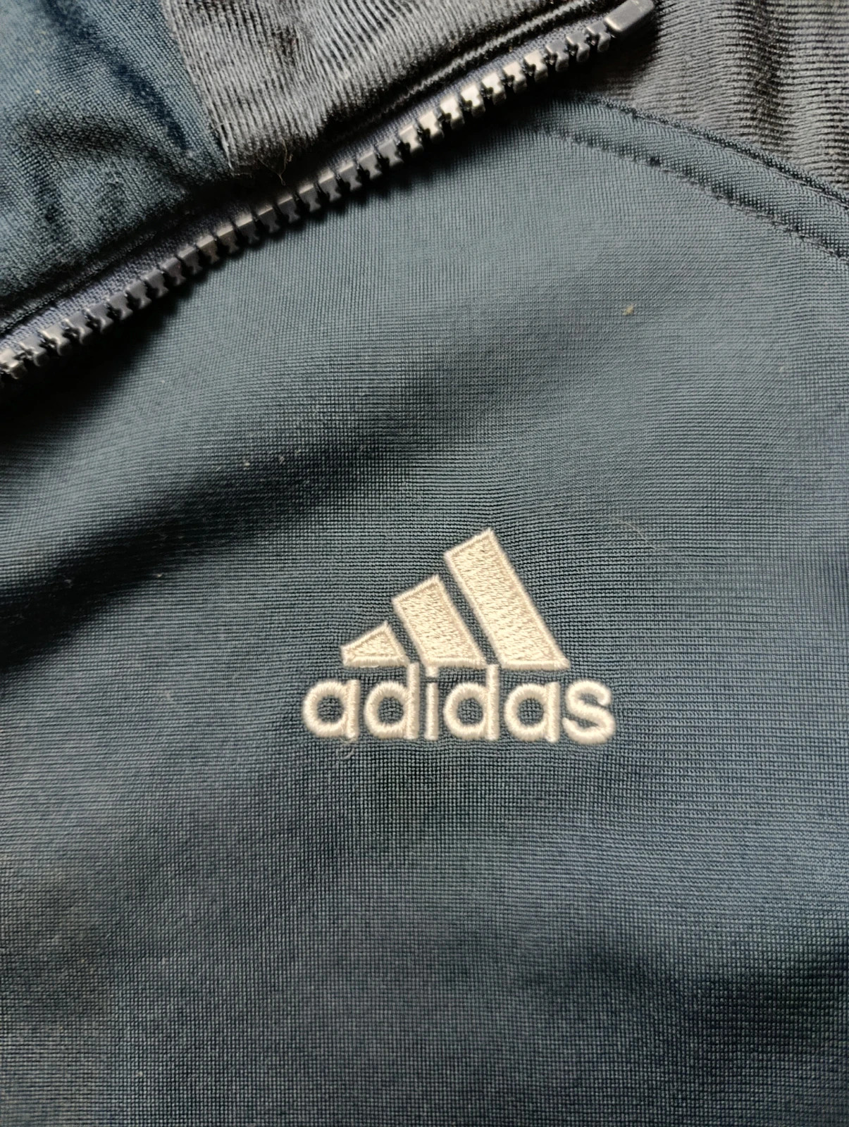 Adidas Essentials 3-Stripes Trackjacket Navy Men's M Vintage Y2K Oversized 2008 – adidas – taille M 5