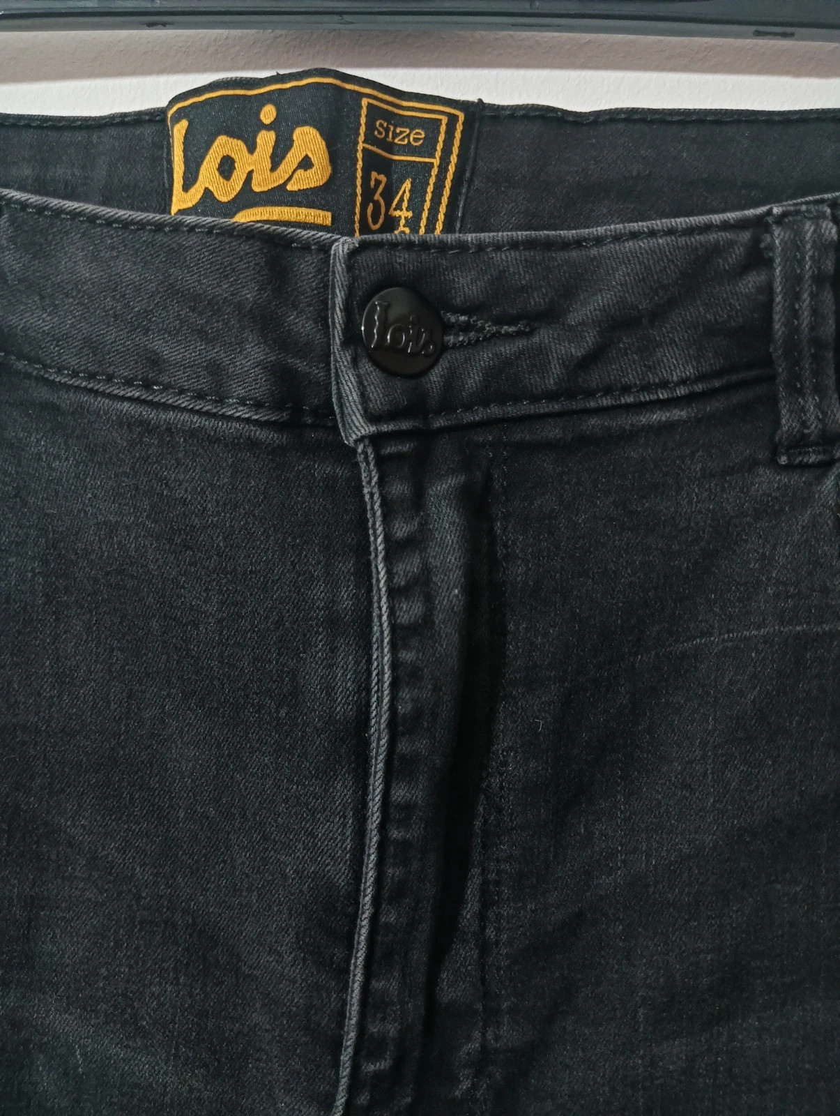 Lois Black Denim Jeans - Size 34 – Lois – taille XS / 34 / 6 4