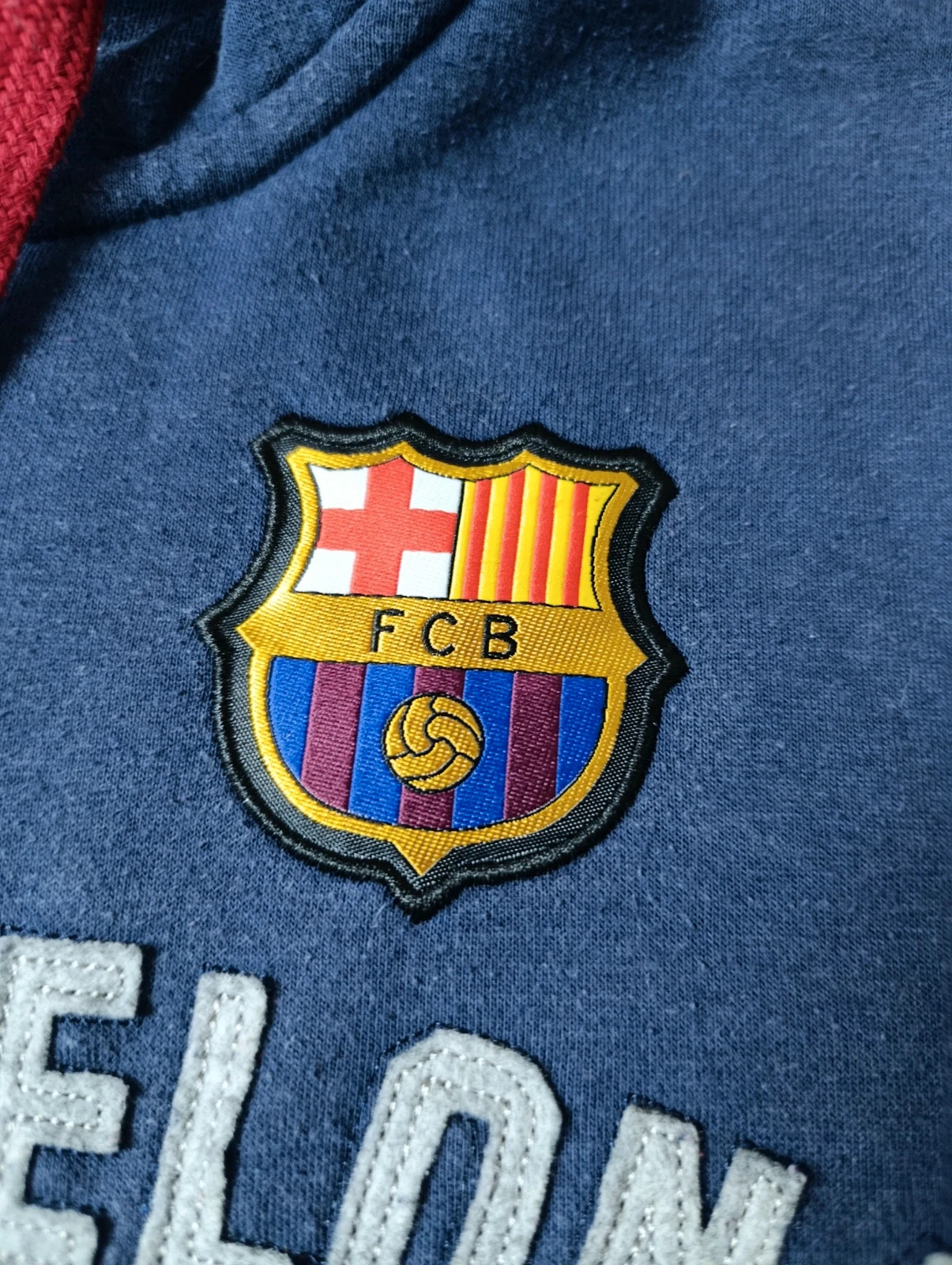 FC Barcelona Hoodie vintage full zip Size S – Vintage Dressing – taille S 5