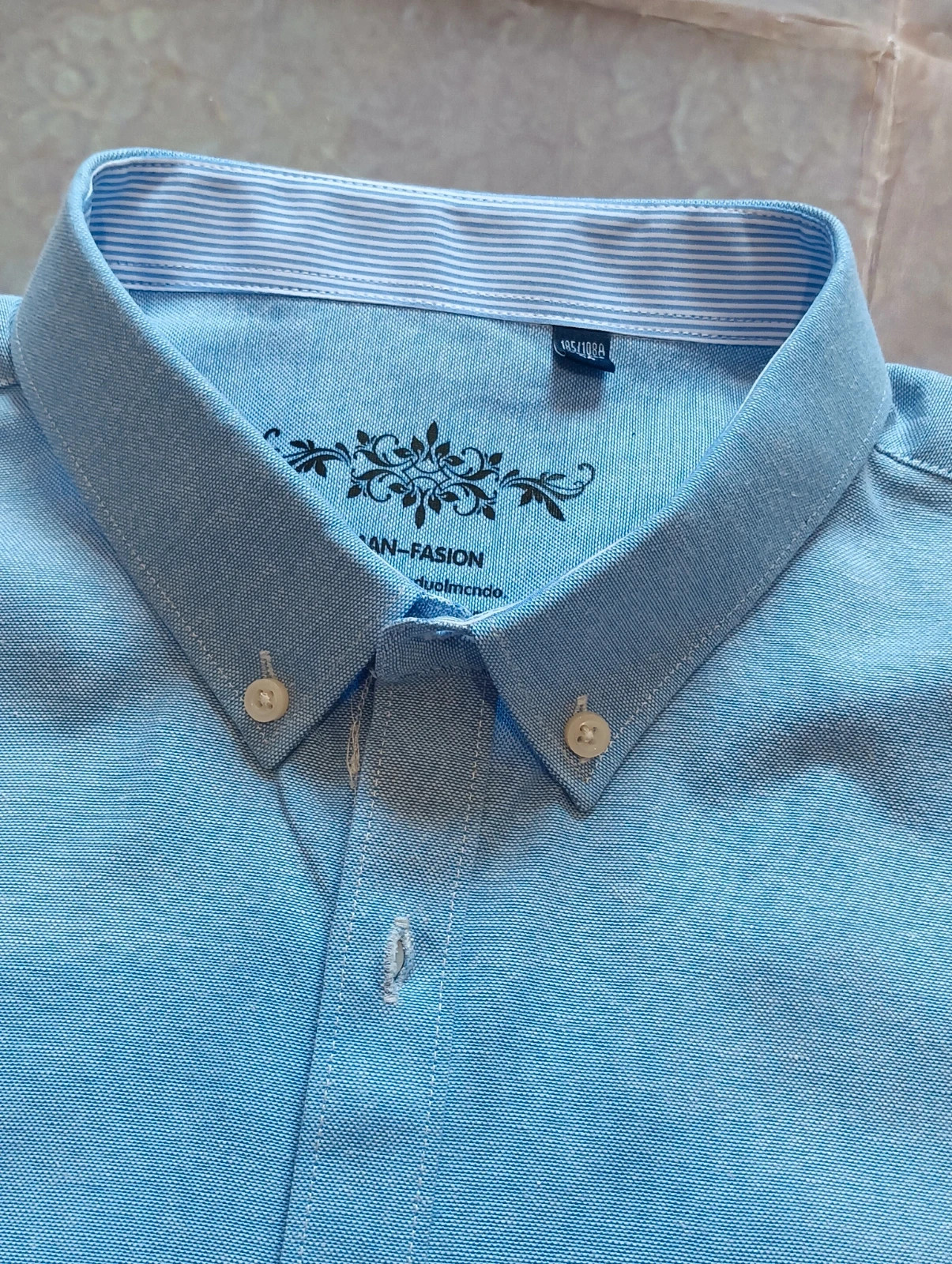 Men's Light Blue Oxford Shirt - Size XL (44) - Great Condition – Oxford – taille 44 cm 2