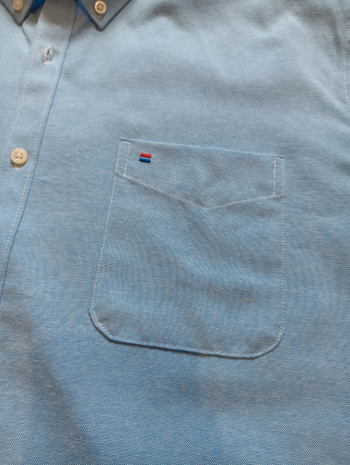 Men's Light Blue Oxford Shirt - Size XL (44) - Great Condition – Oxford – taille 44 cm 4