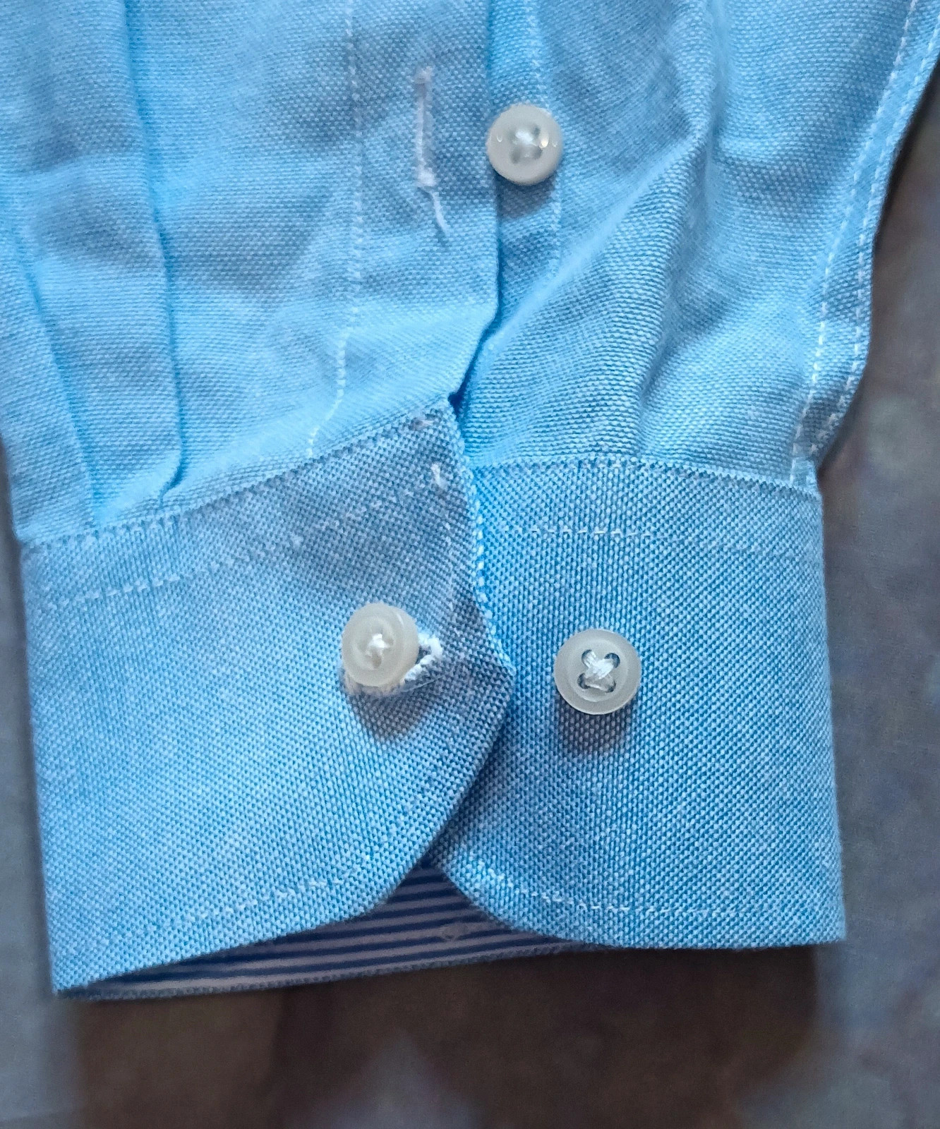 Men's Light Blue Oxford Shirt - Size XL (44) - Great Condition – Oxford – taille 44 cm 5