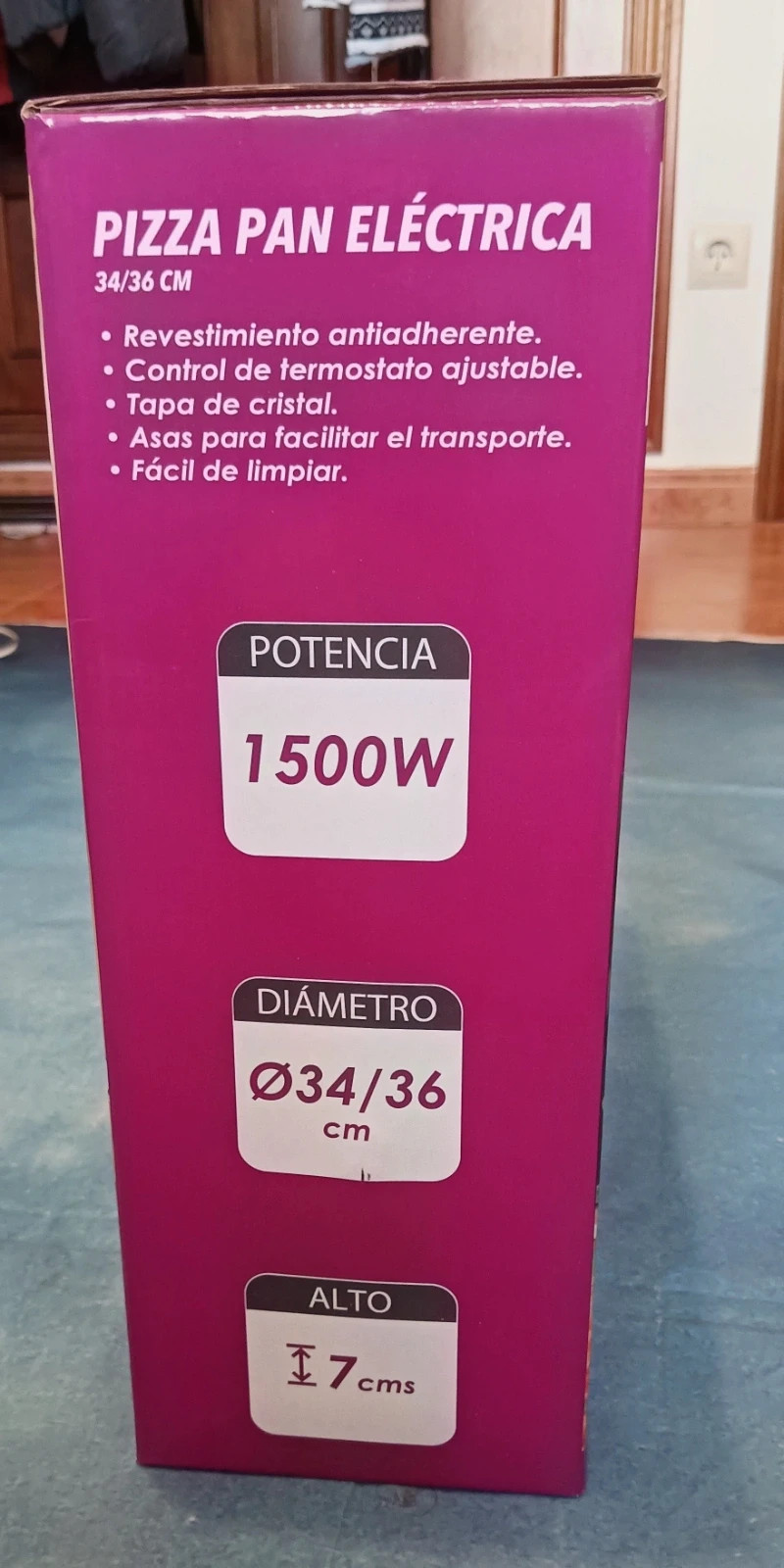 Cazuela/sarten )izza Pan 1500W nueva a estrenar! Ocasion!! – BM Houseware 4