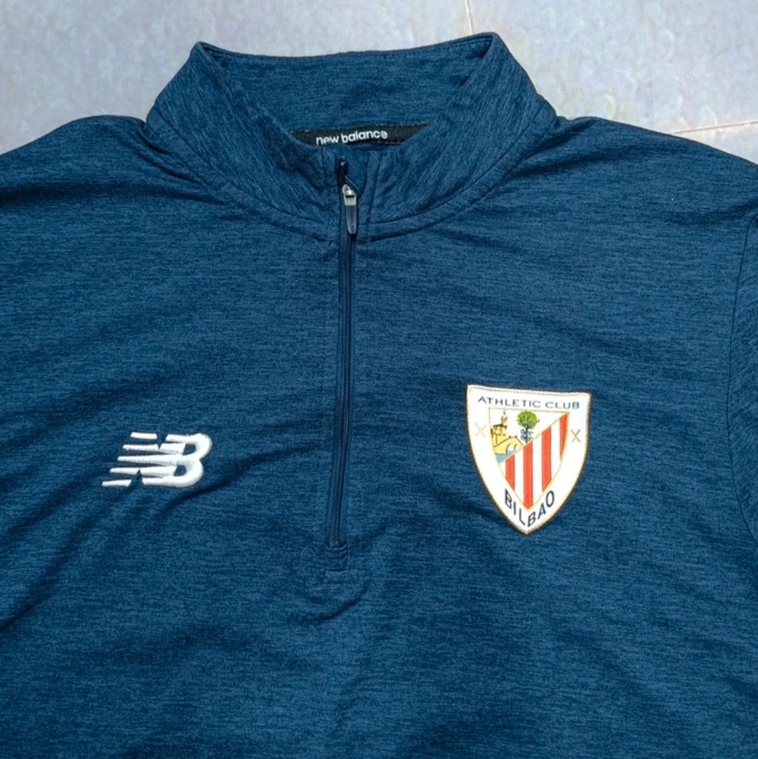 New Balance sudadera camiseta entrenamiento Ath. Bilbao 17/18. Football casual Blockcore Streetwear – New Balance – taille S 3