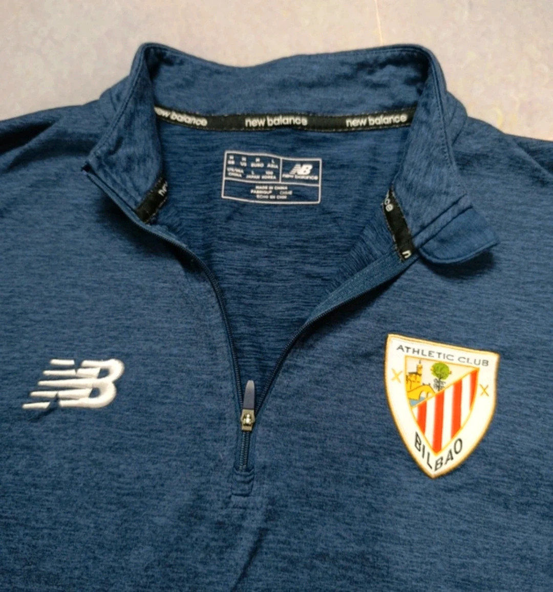 New Balance sudadera camiseta entrenamiento Ath. Bilbao 17/18. Football casual Blockcore Streetwear – New Balance – taille S 4