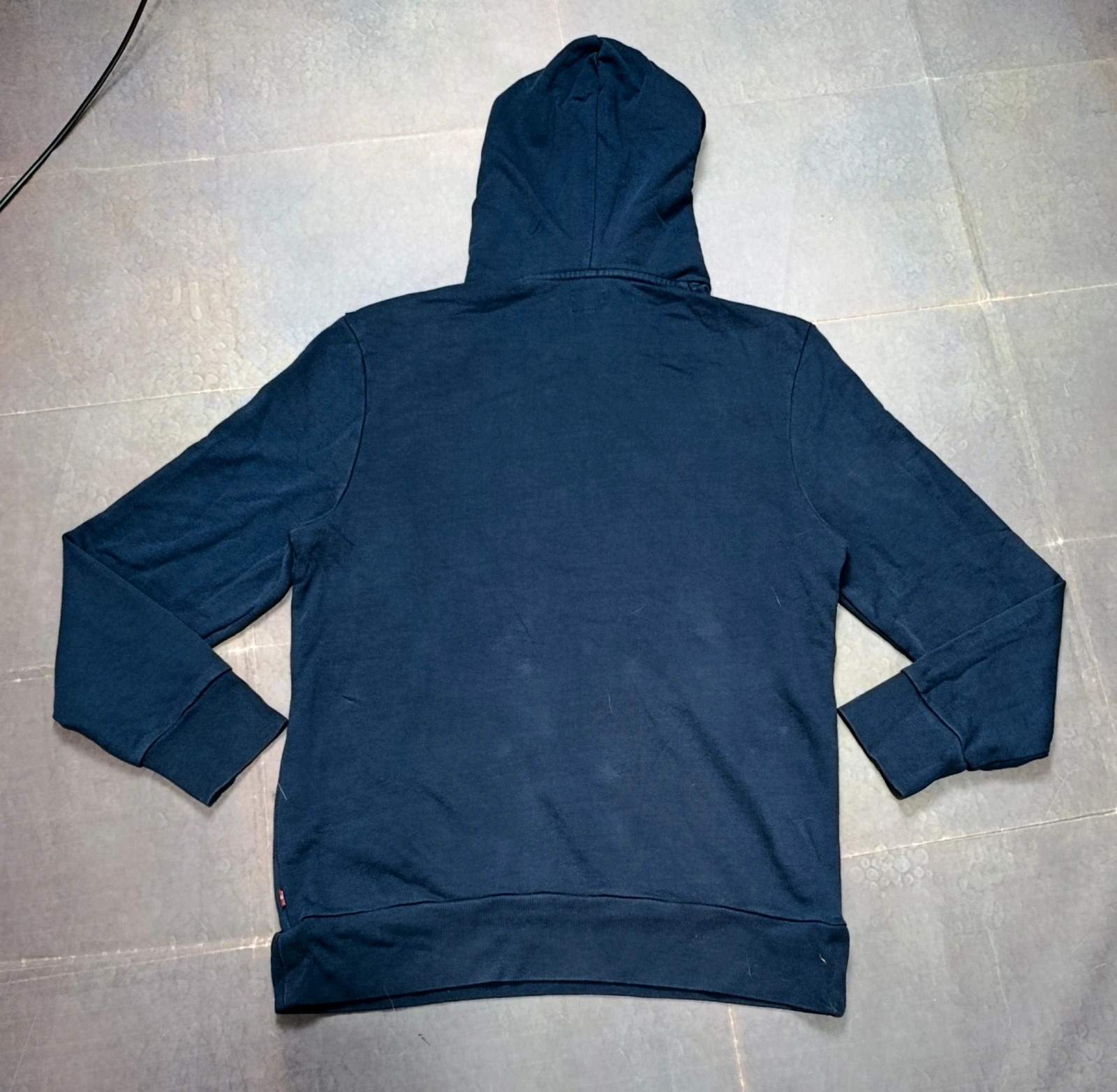Levi's Navy Blue Batwing Logo Hoodie Sweatshirt - Size M Casual Streetwear Y2K – Levi's – taille M 2