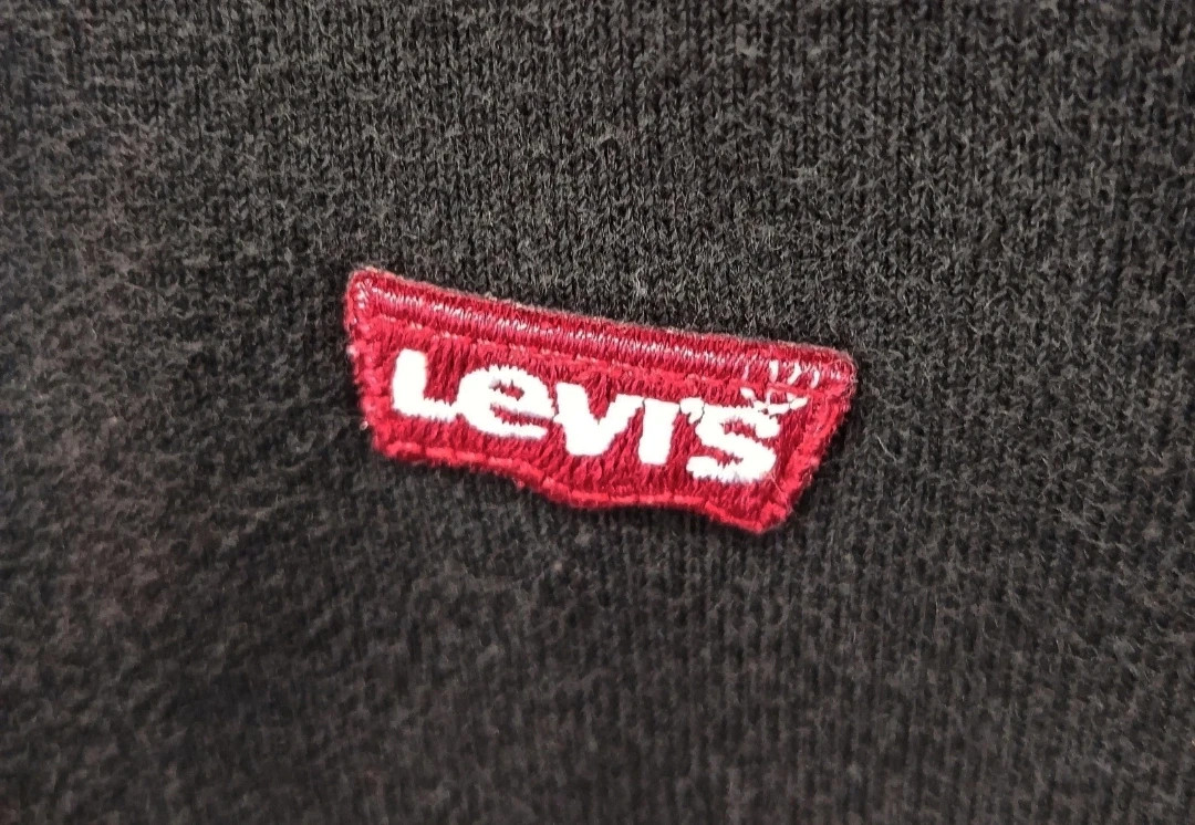Levi's Washed Black Mini Logo Hoodie Sweatshirt - Size S Vintage casual streetwear – Levi's – taille S 5