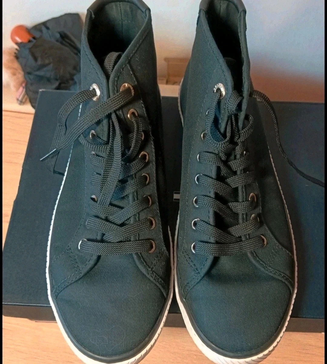 Tommy Hilfiger Essential Highcut Canvas Sneakers Black - Size 38 casual streetwear prepoy – Tommy Hilfiger – taille 38 2