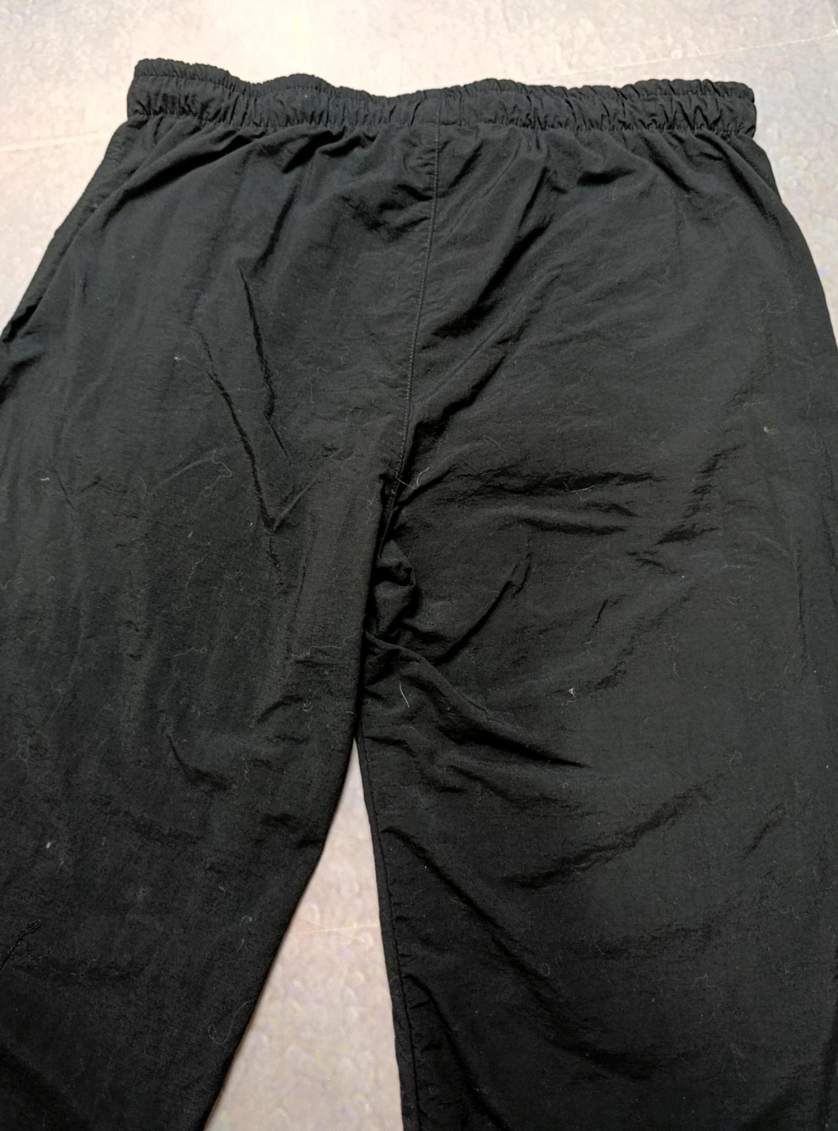 Vintage Le Coq Sportif Black Track Pants L Retro Windbreaker Joggers Sportswear – Le Coq Sportif – taille L 4