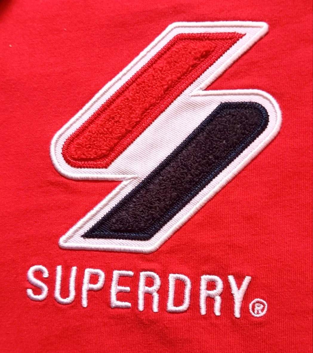 🔥 Superdry Red Logo T-Shirt | Streetwear Essential | UK 10 / EU 38 – Superdry – taille S / 36 / 8 4